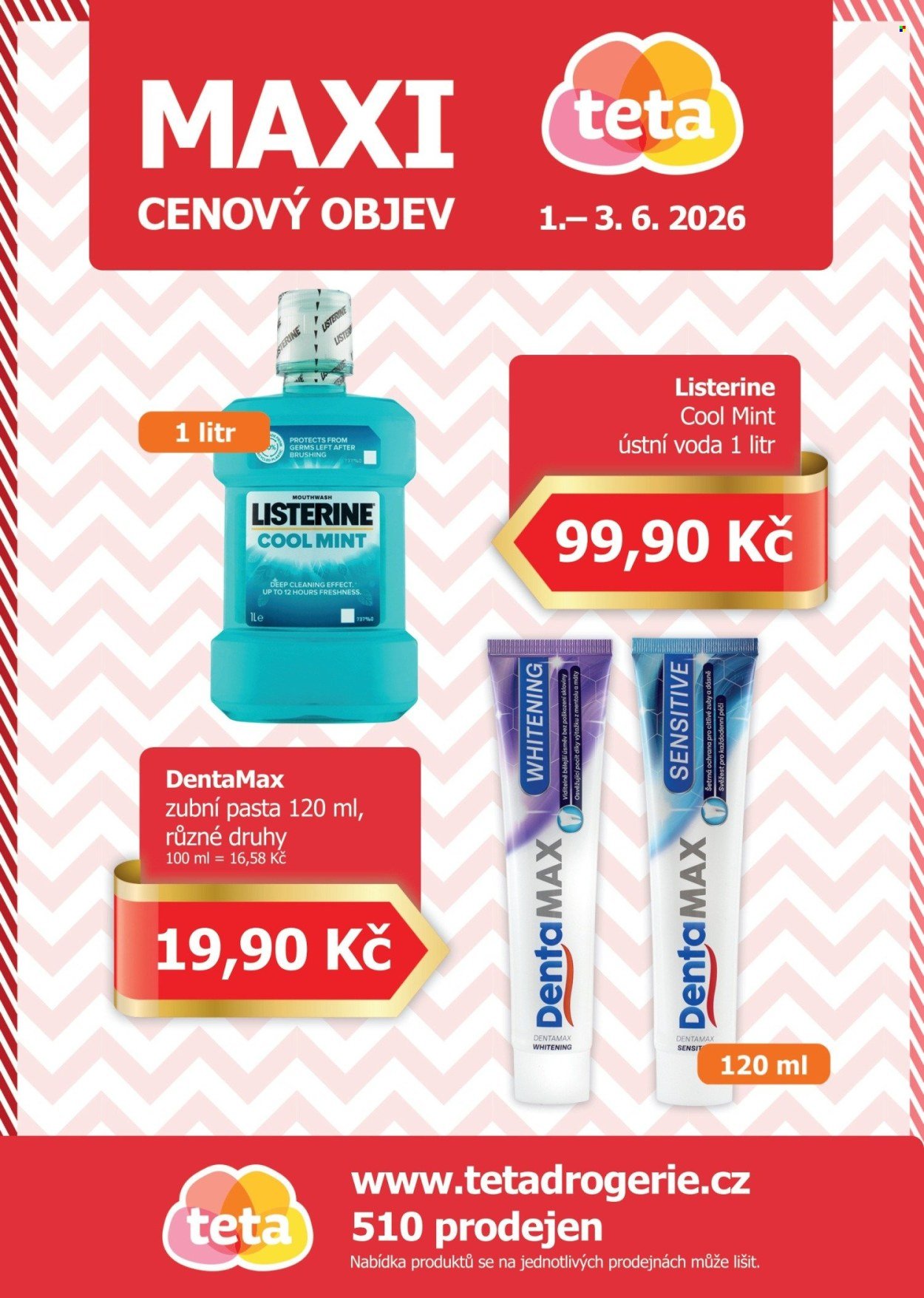 TETA DROGERIE leták - Maxi cenový objev