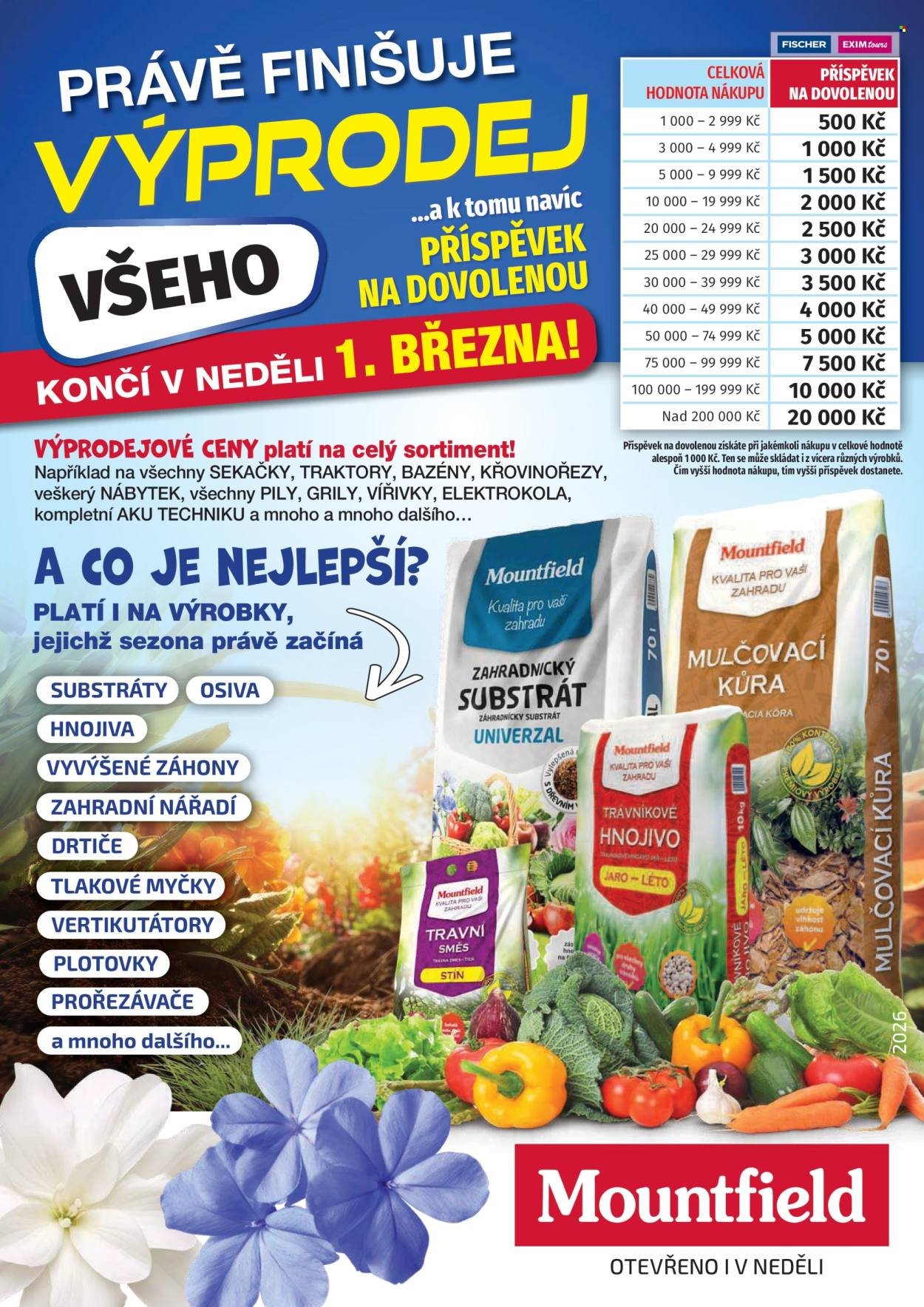 MOUNTFIELD leták - Katalog pěstitelských potřeb (2026-02-21 - 2026-03-01)