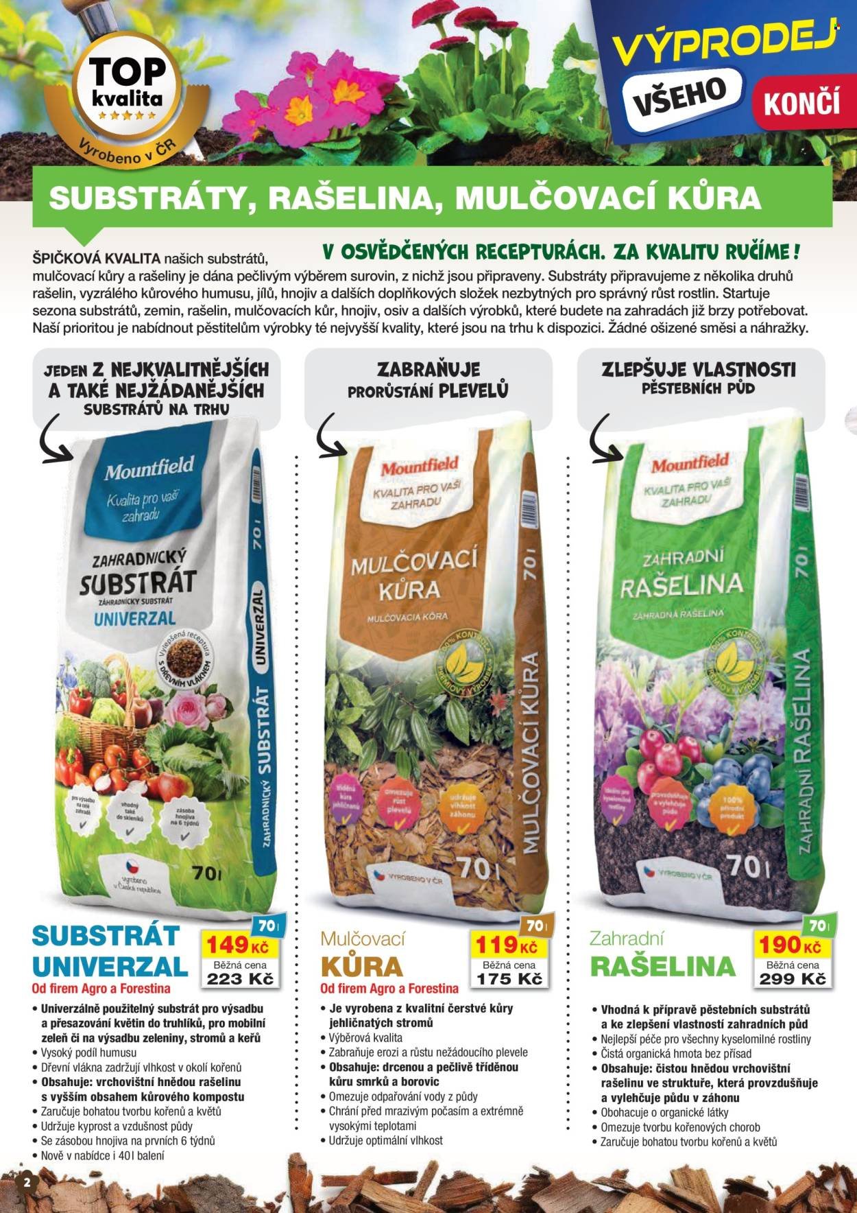 MOUNTFIELD leták - Katalog pěstitelských potřeb (2026-02-21 - 2026-03-01)