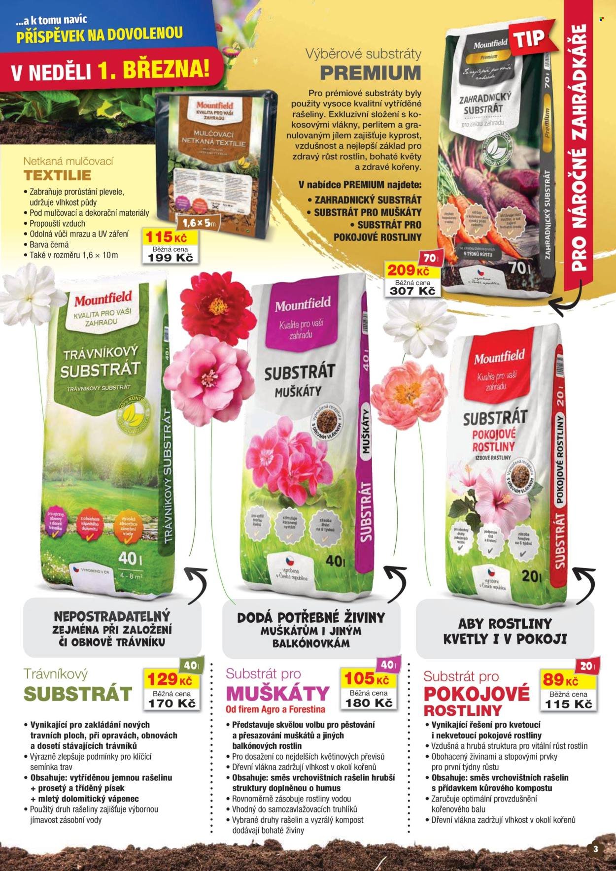 MOUNTFIELD leták - Katalog pěstitelských potřeb (2026-02-21 - 2026-03-01)