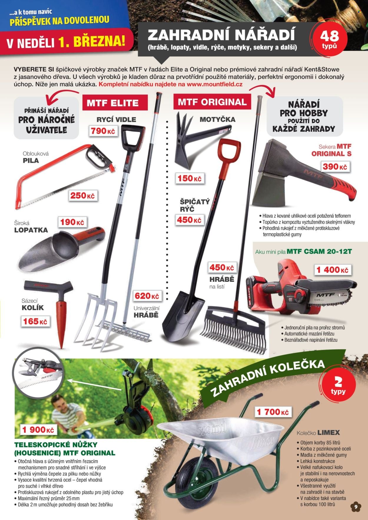 MOUNTFIELD leták - Katalog pěstitelských potřeb (2026-02-21 - 2026-03-01)
