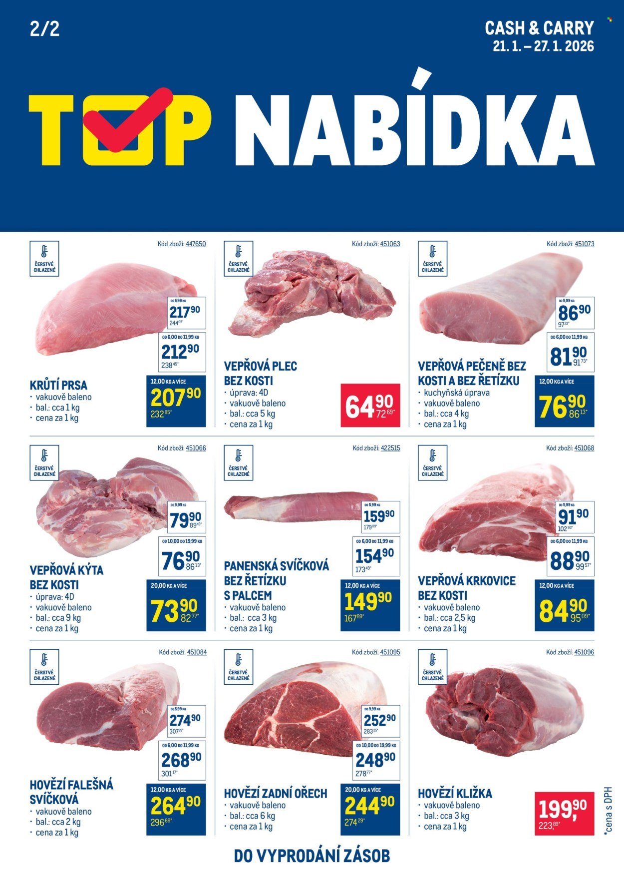 MAKRO leták - TOP maso (2026-01-21 - 2026-01-27)