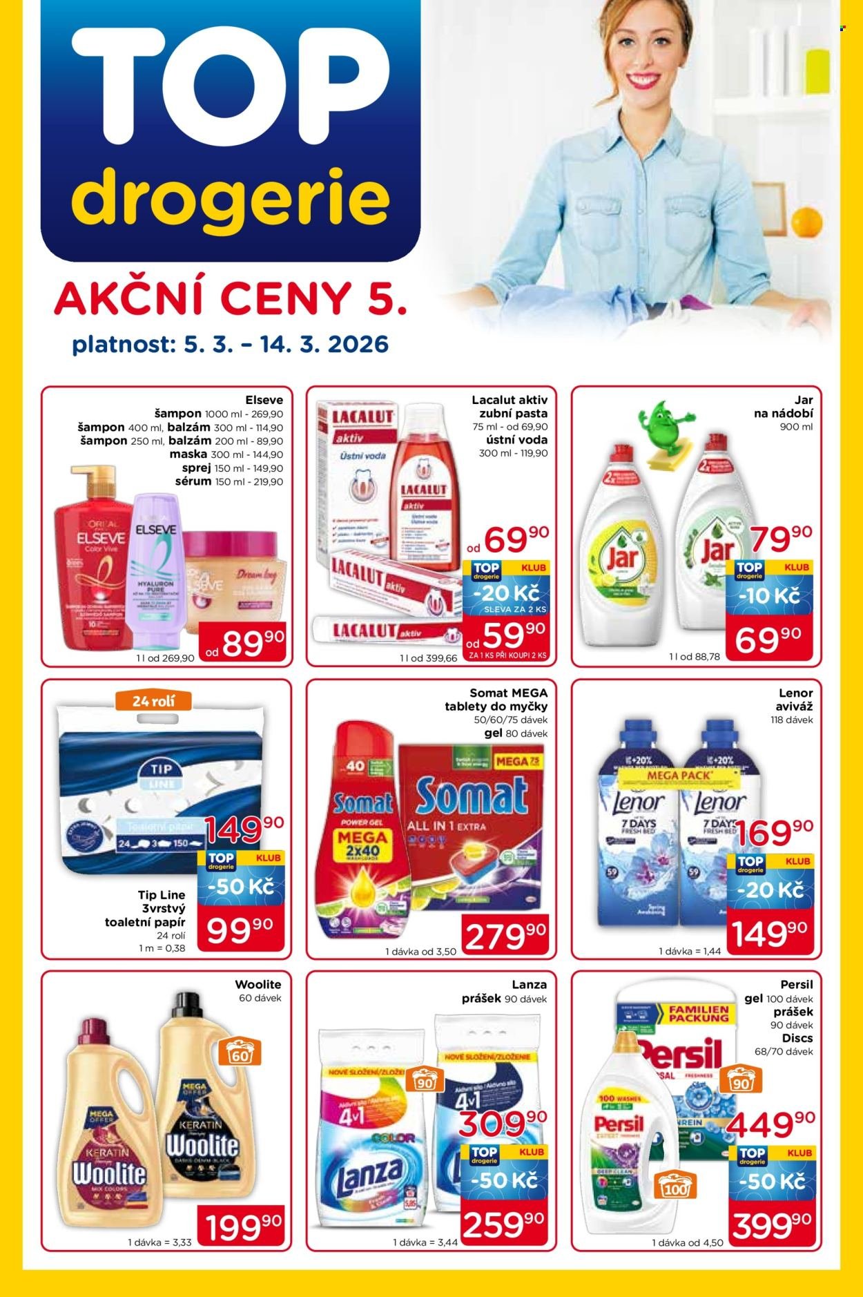 TOP DROGERIE leták - Od čtvrtka 5.3.2026 (2026-03-05 - 2026-03-14)