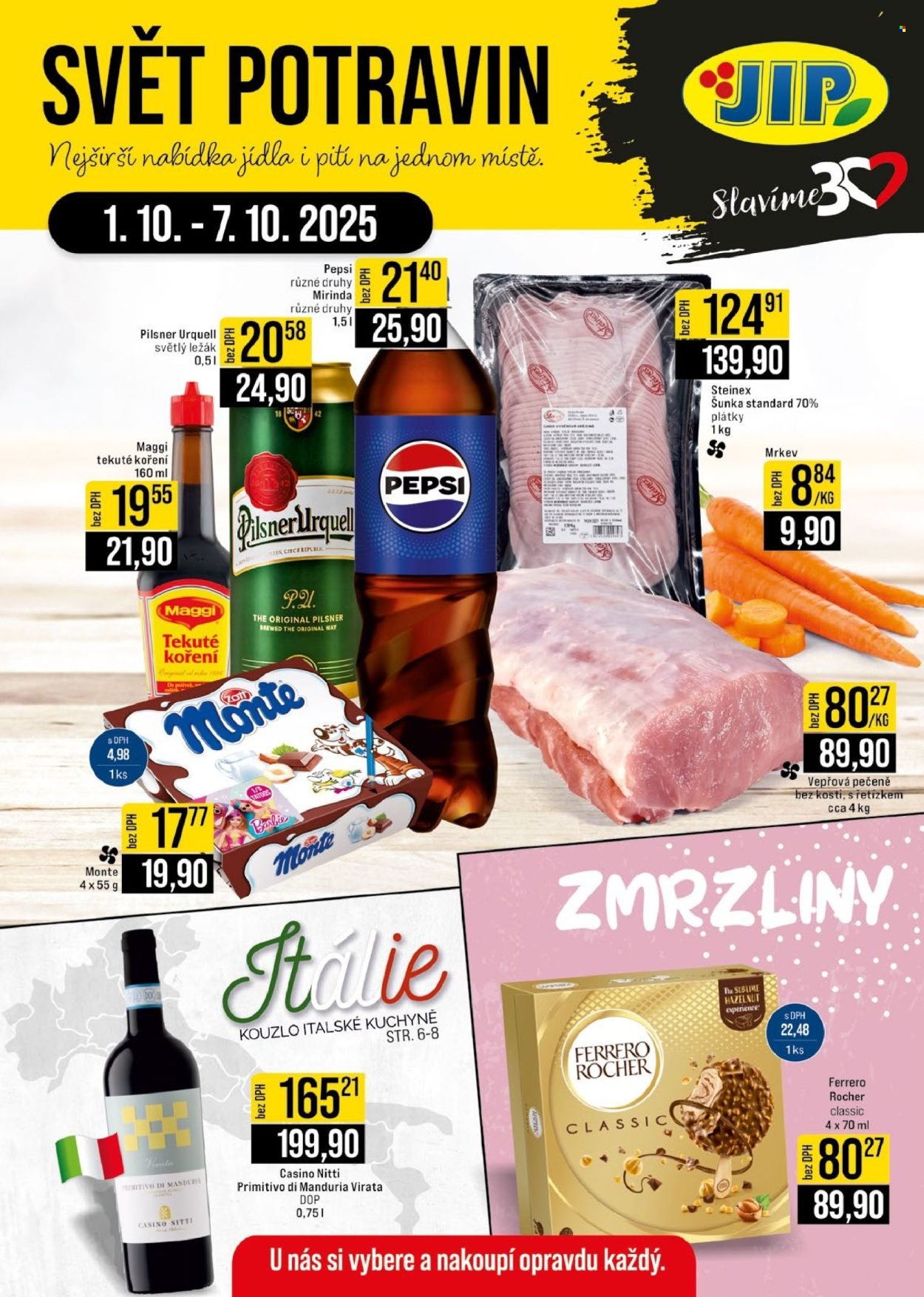 JIP leták - Svět potravin (2025-10-01 - 2025-10-07)