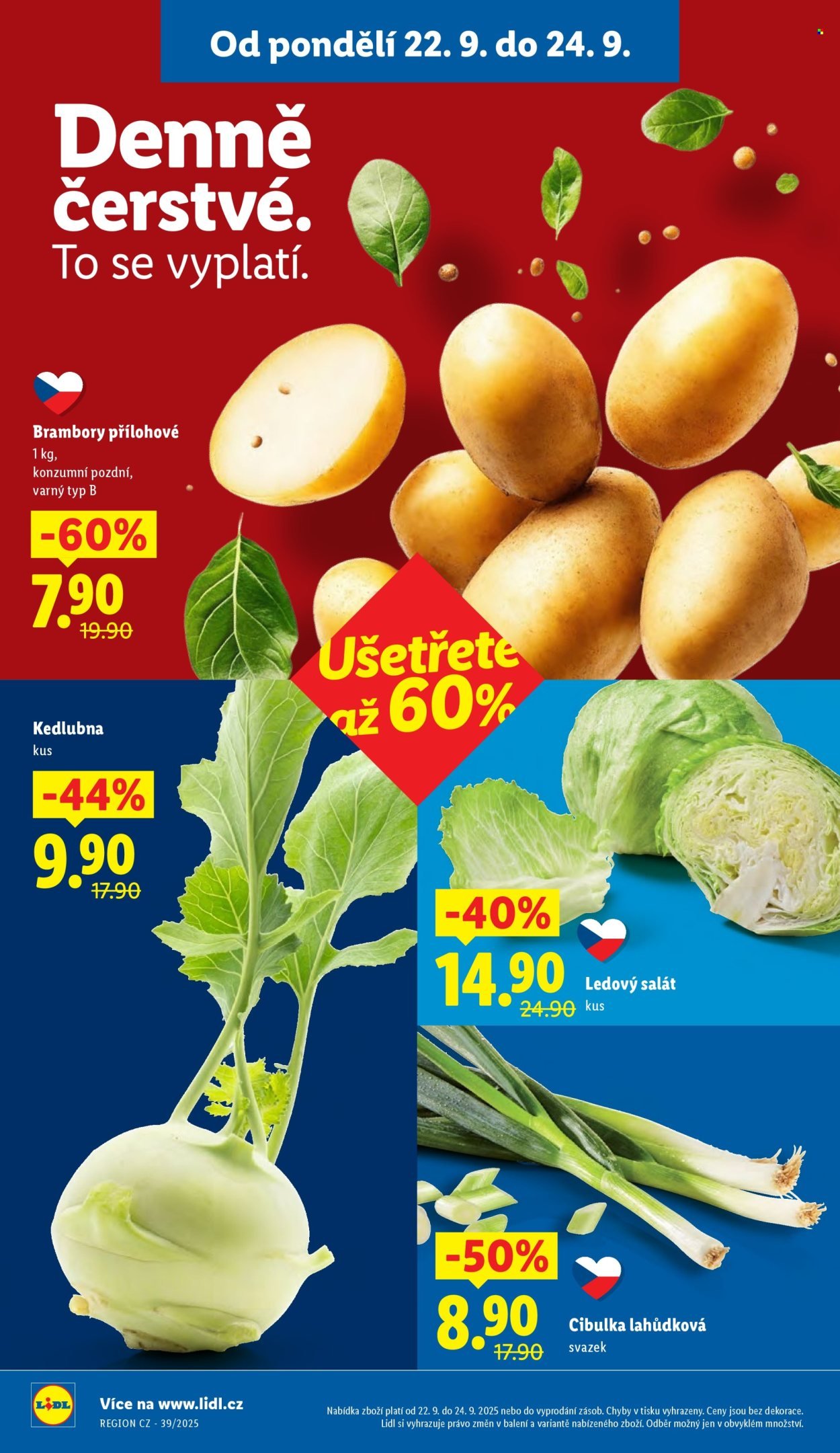 LIDL leták - Od pondělí 22.9.2025 (2025-09-22 - 2025-09-24)