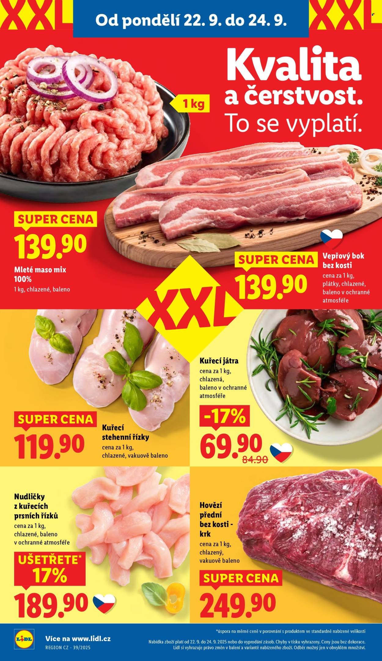 LIDL leták - Od pondělí 22.9.2025 (2025-09-22 - 2025-09-24)