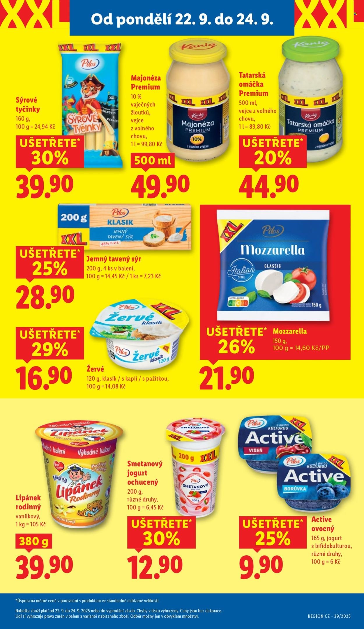LIDL leták - Od pondělí 22.9.2025 (2025-09-22 - 2025-09-24)