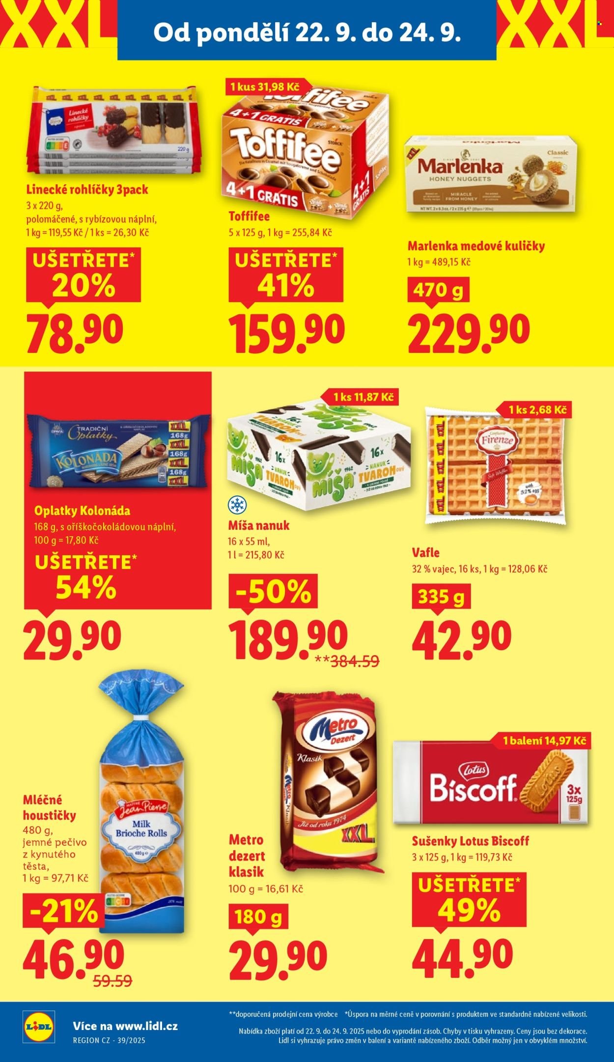 LIDL leták - Od pondělí 22.9.2025 (2025-09-22 - 2025-09-24)