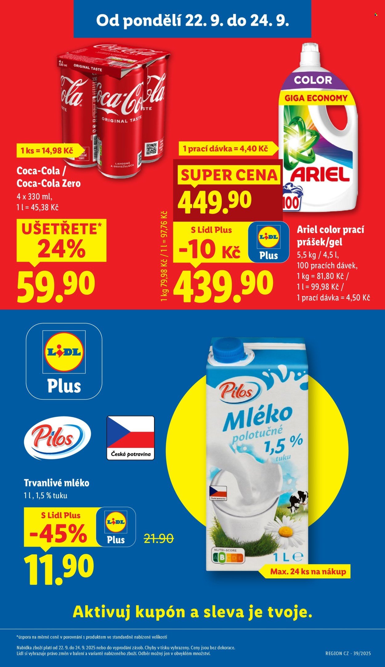 LIDL leták - Od pondělí 22.9.2025 (2025-09-22 - 2025-09-24)