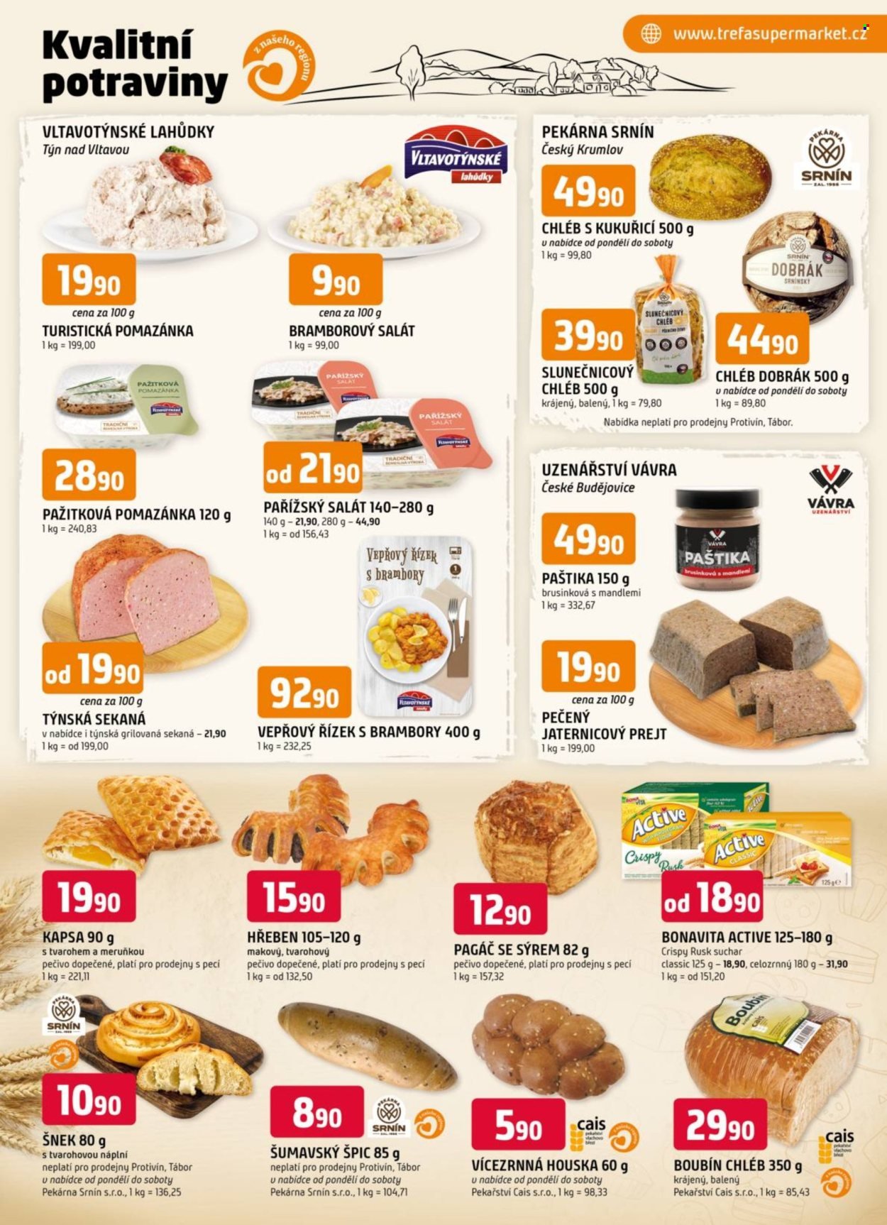 TREFA COOP leták - Od pátku 2.1.2026 (2026-01-02 - 2026-01-06)