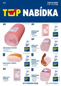 MAKRO leták - TOP uzeniny (2025-12-03 - 2025-12-31)