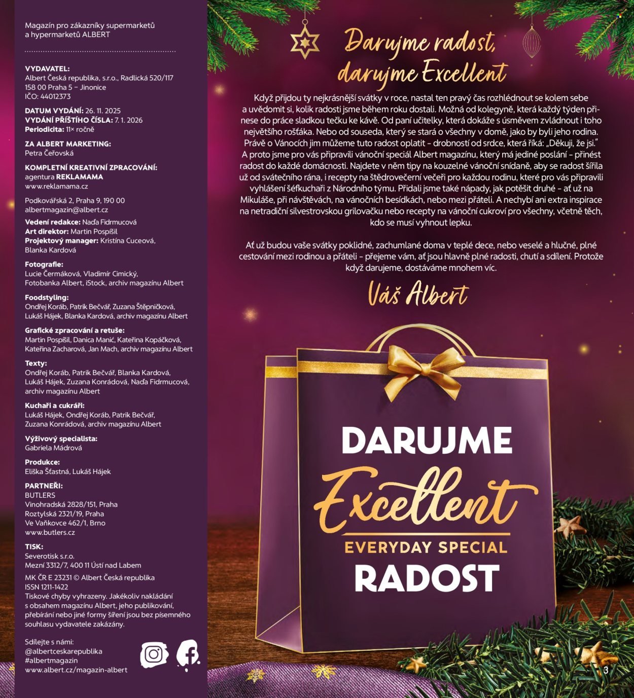 ALBERT leták - Magazín (2025-11-26 - 2026-01-06)