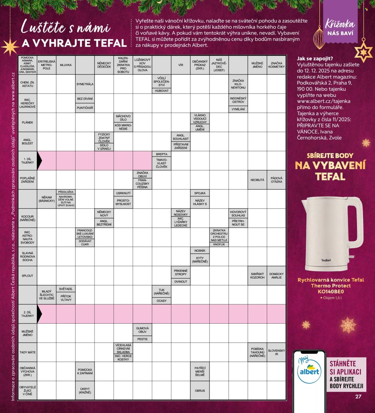 ALBERT leták - Magazín (2025-11-26 - 2026-01-06)