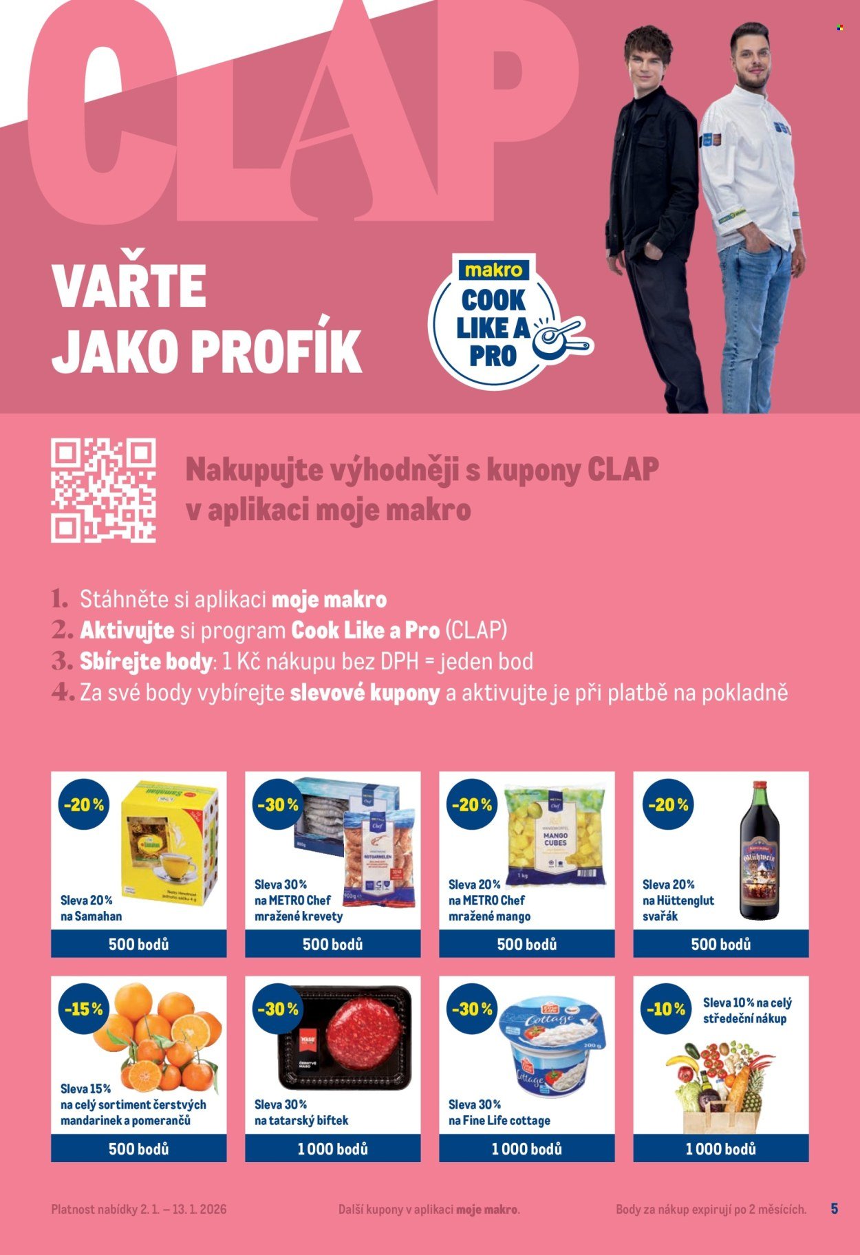 MAKRO leták - Pro milovníky jídla (2026-01-02 - 2026-01-13)