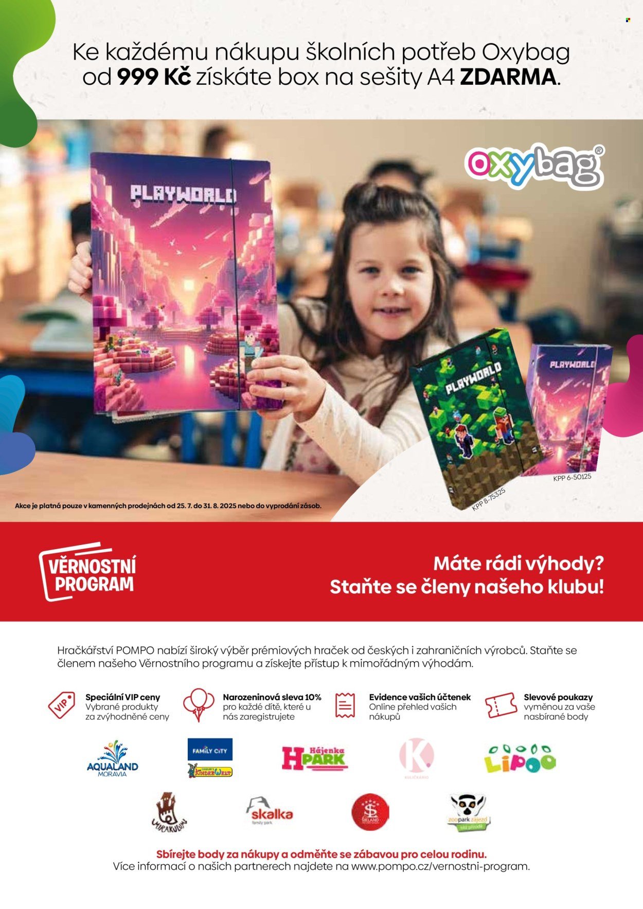 POMPO leták - Zpátky do školy 2025 (2025-07-25 - 2025-09-01)