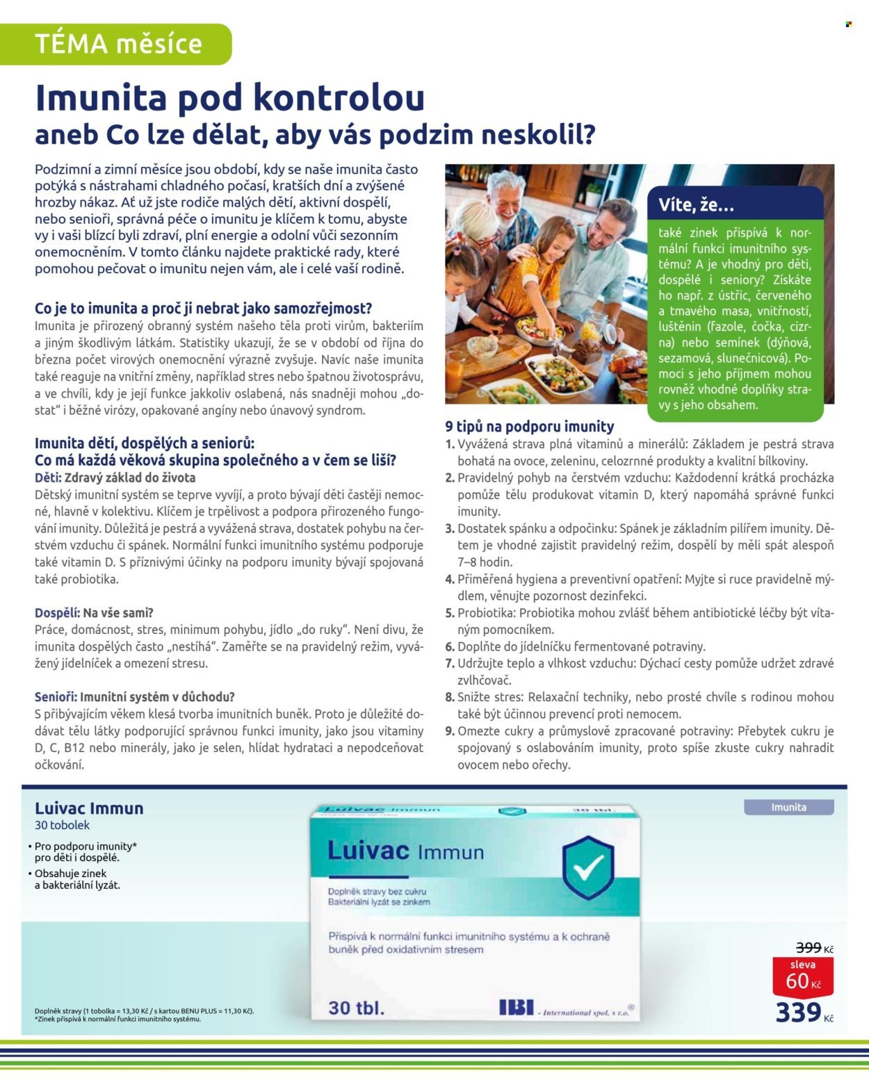 BENU LÉKÁRNA leták - Akční leták (2025-11-01 - 2025-11-30)