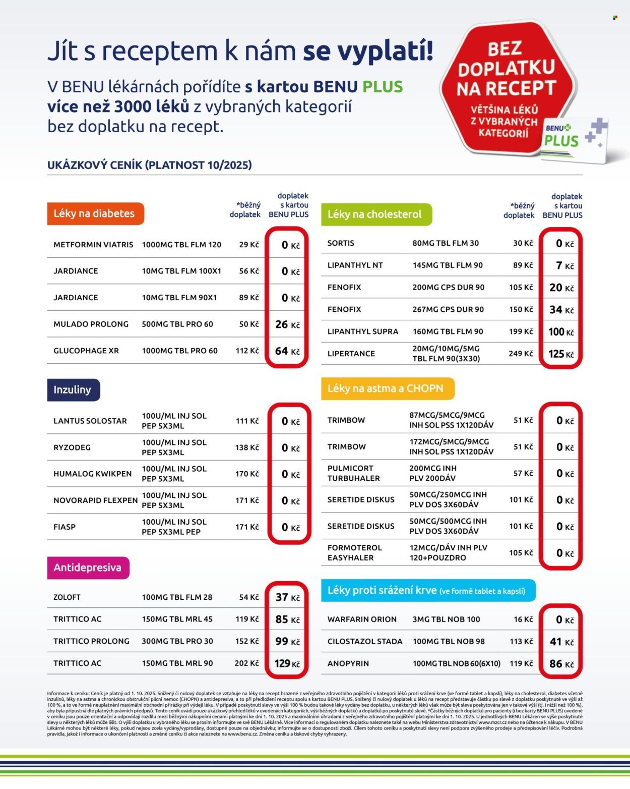 BENU LÉKÁRNA leták - Akční leták (2025-11-01 - 2025-11-30)