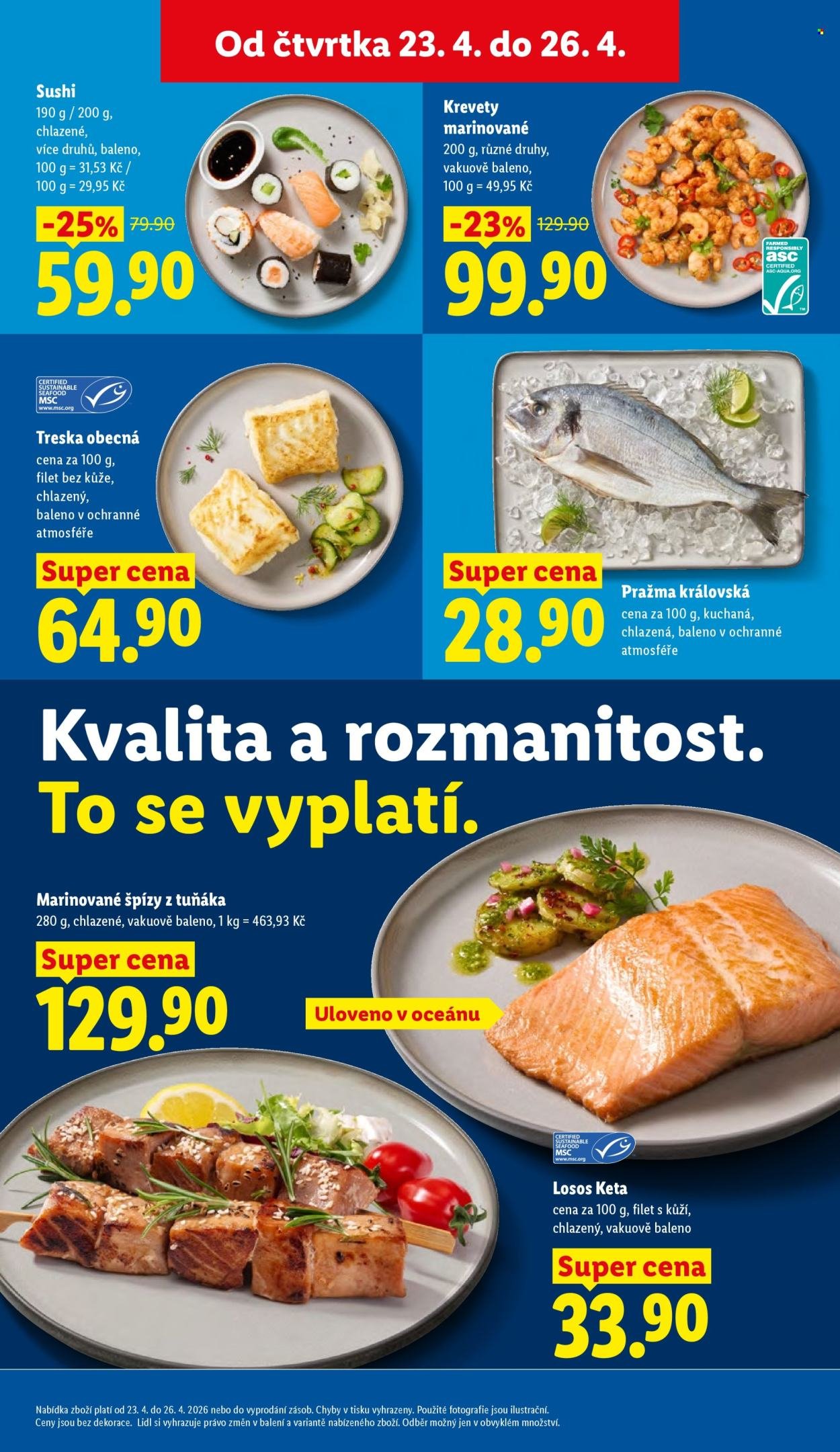 LIDL leták - Od čtvrtka 23.4.2026 (2026-04-23 - 2026-04-26)