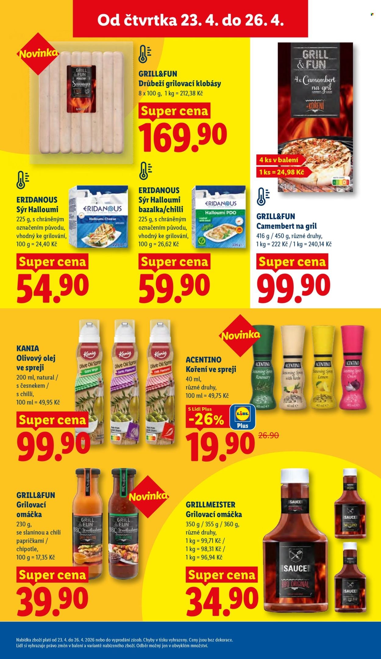 LIDL leták - Od čtvrtka 23.4.2026 (2026-04-23 - 2026-04-26)