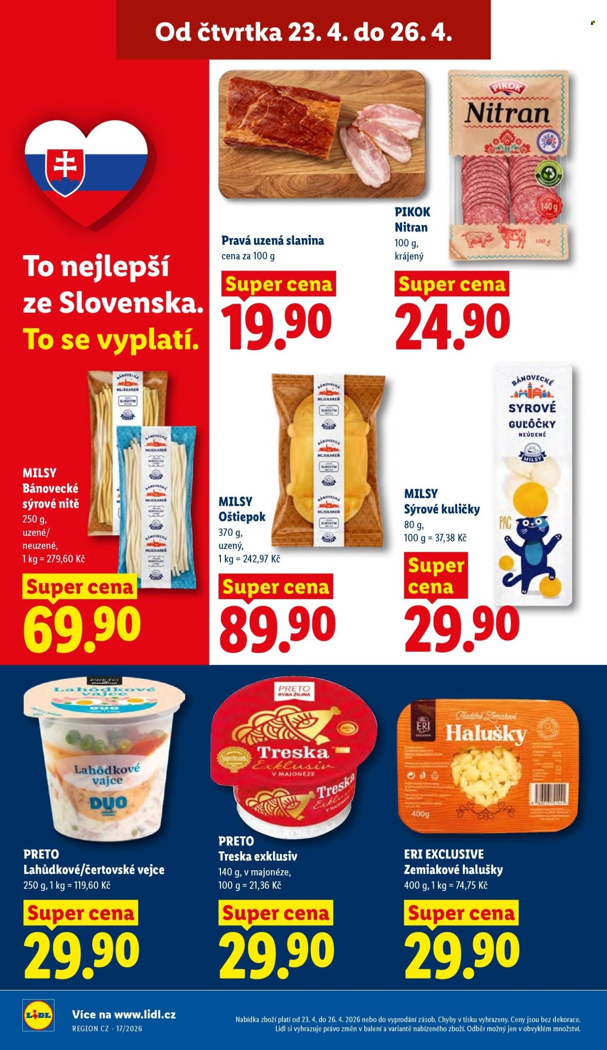 LIDL leták - Od čtvrtka 23.4.2026 (2026-04-23 - 2026-04-26)