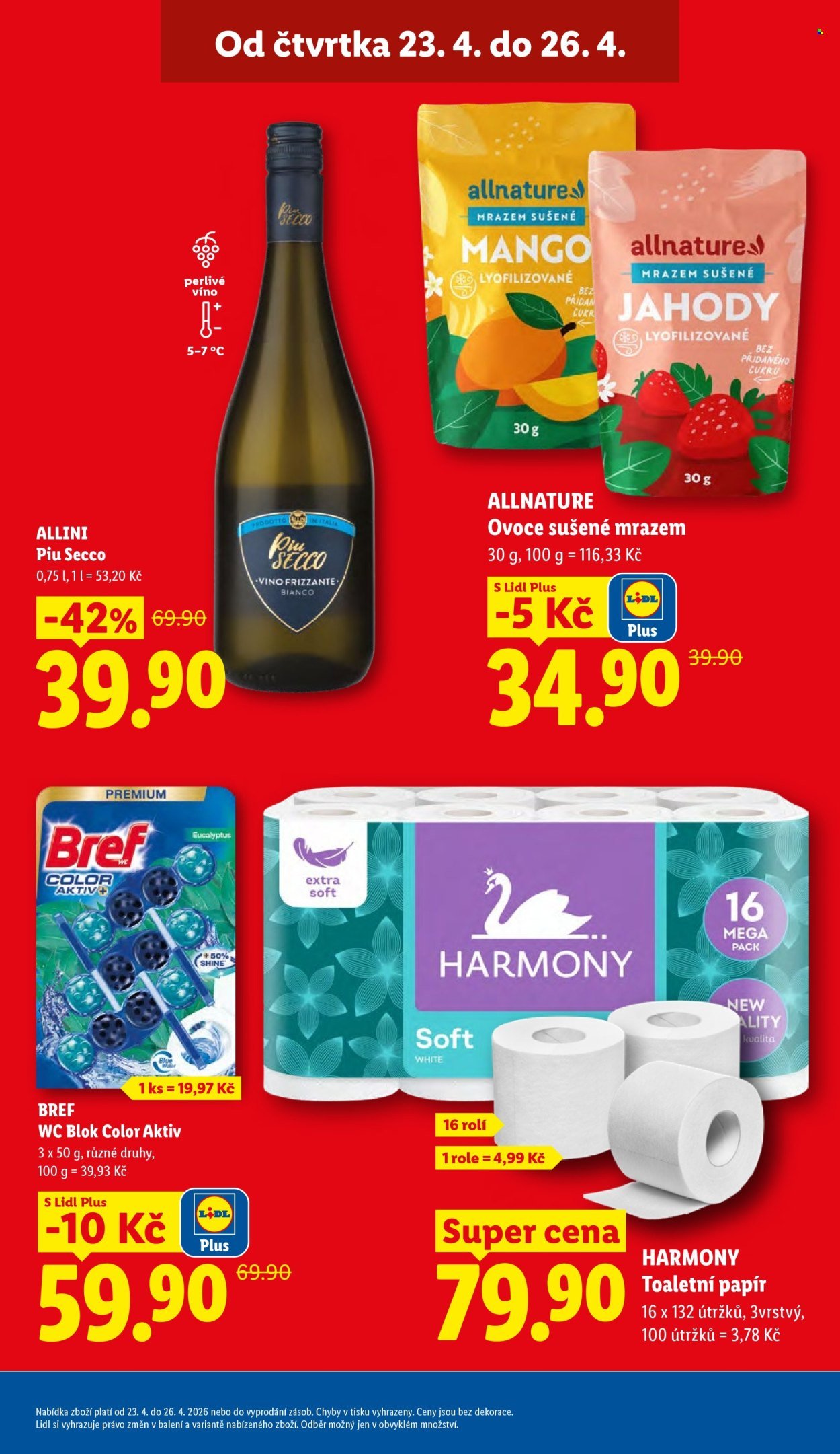 LIDL leták - Od čtvrtka 23.4.2026 (2026-04-23 - 2026-04-26)