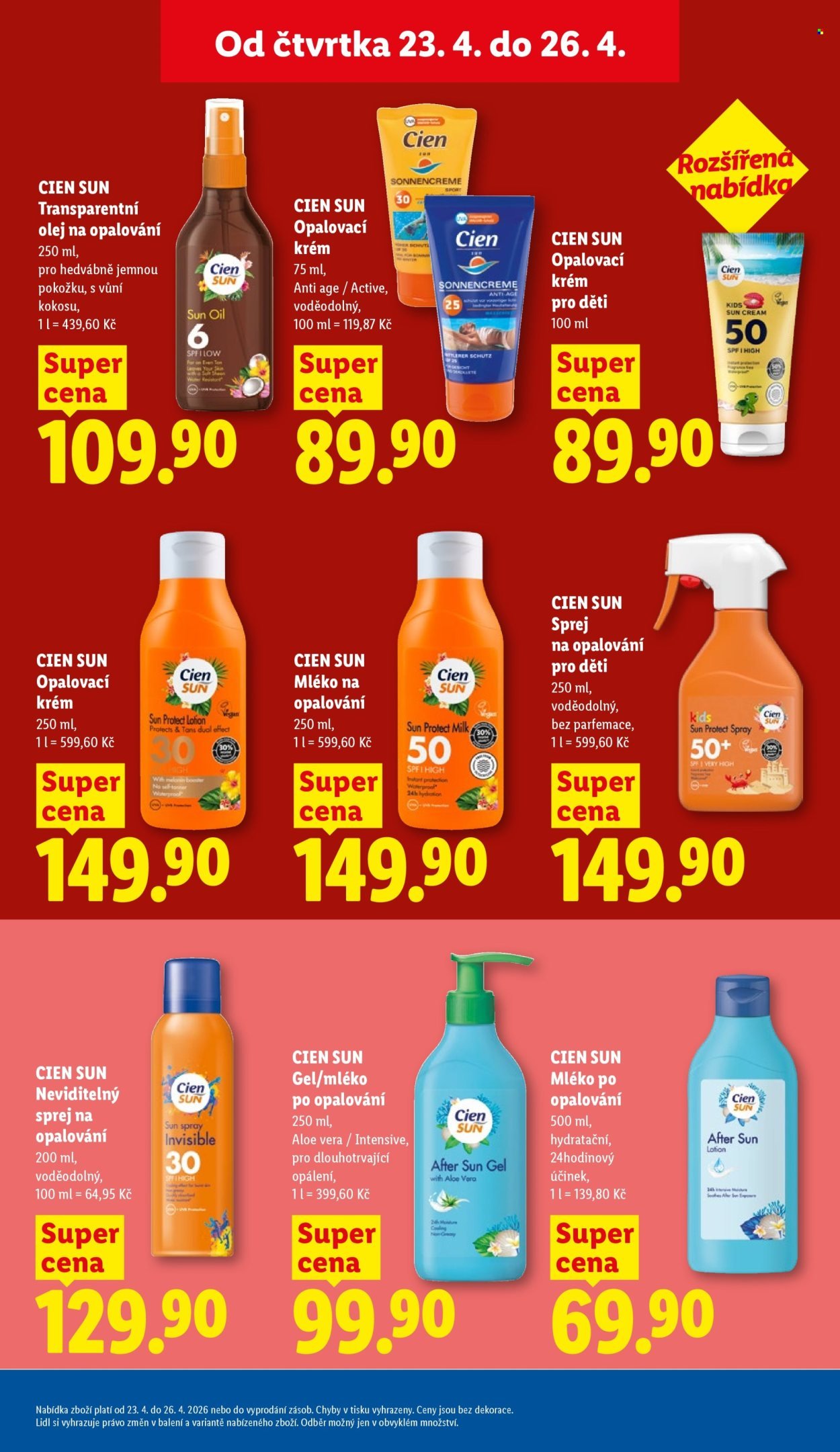 LIDL leták - Od čtvrtka 23.4.2026 (2026-04-23 - 2026-04-26)