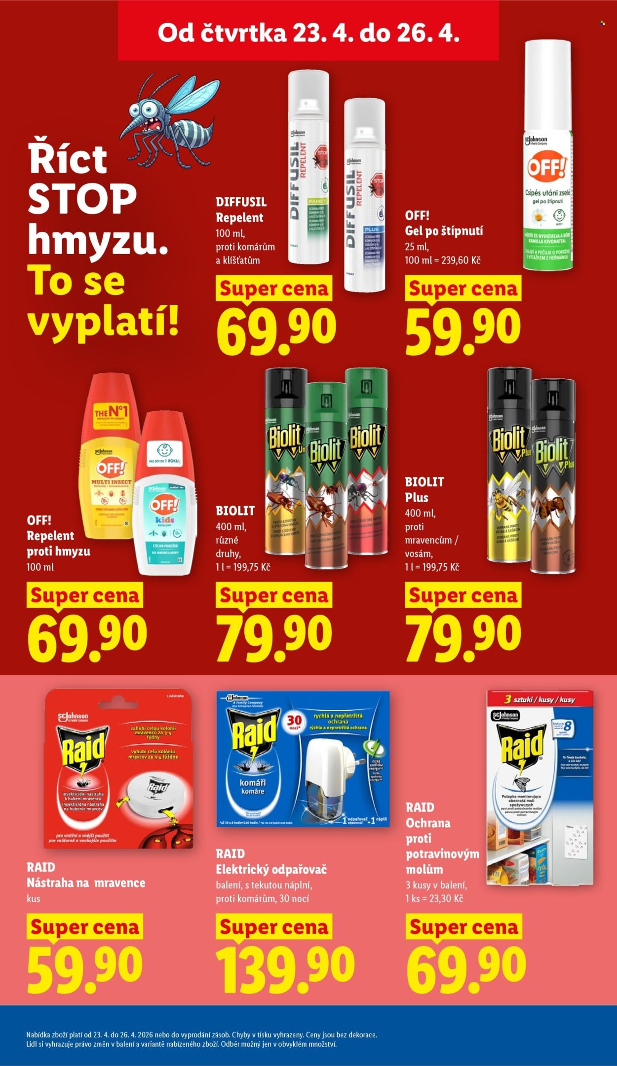 LIDL leták - Od čtvrtka 23.4.2026 (2026-04-23 - 2026-04-26)