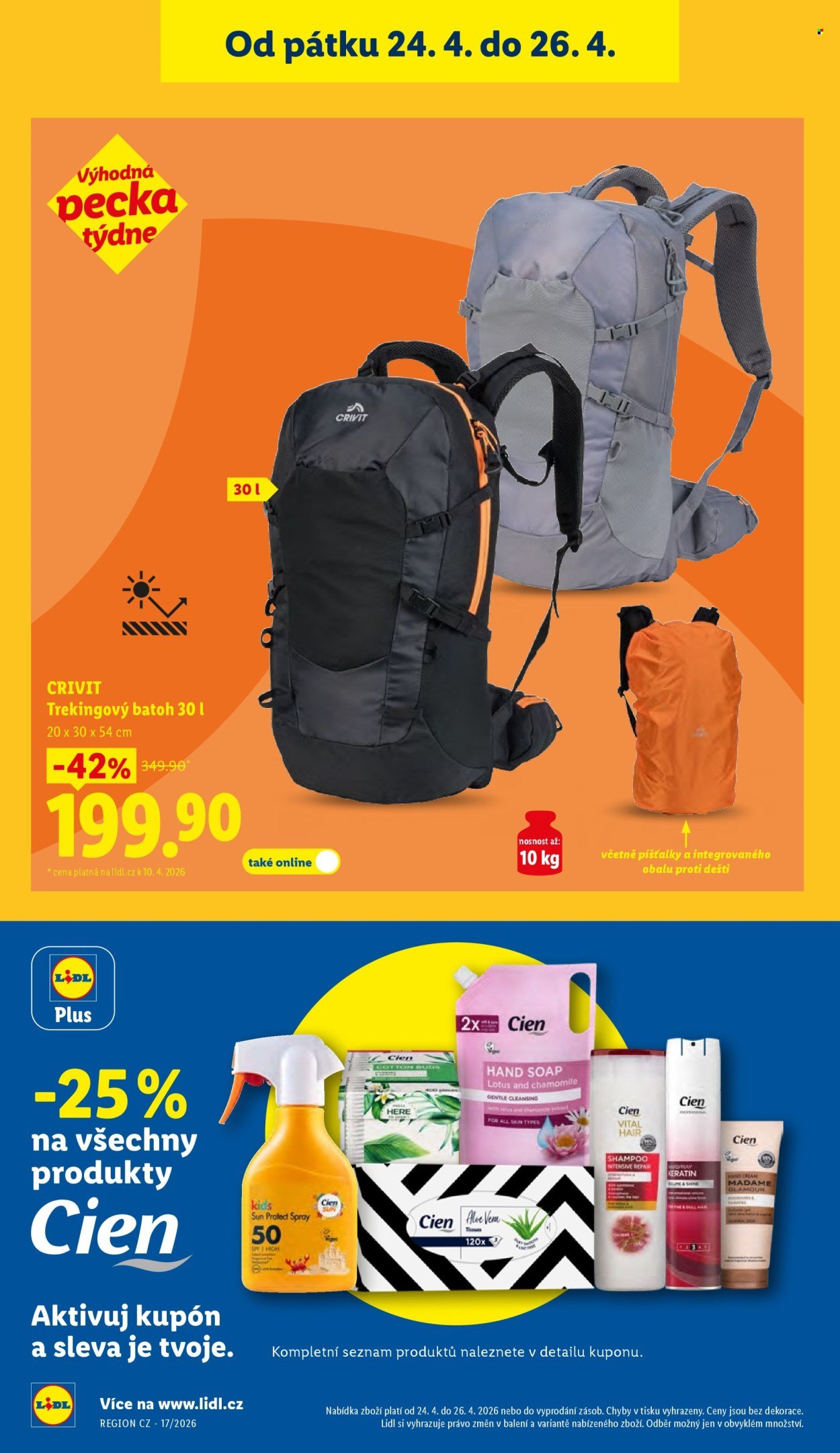 LIDL leták - Od čtvrtka 23.4.2026 (2026-04-23 - 2026-04-26)