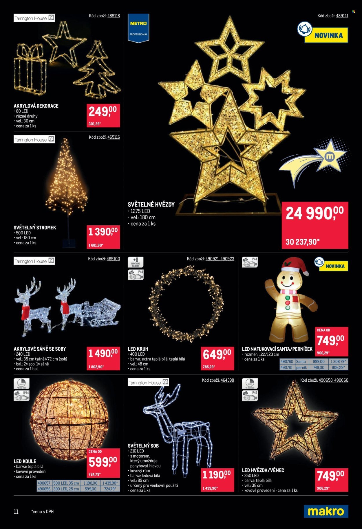 MAKRO leták - Dekorace (2025-10-22 - 2025-11-18)