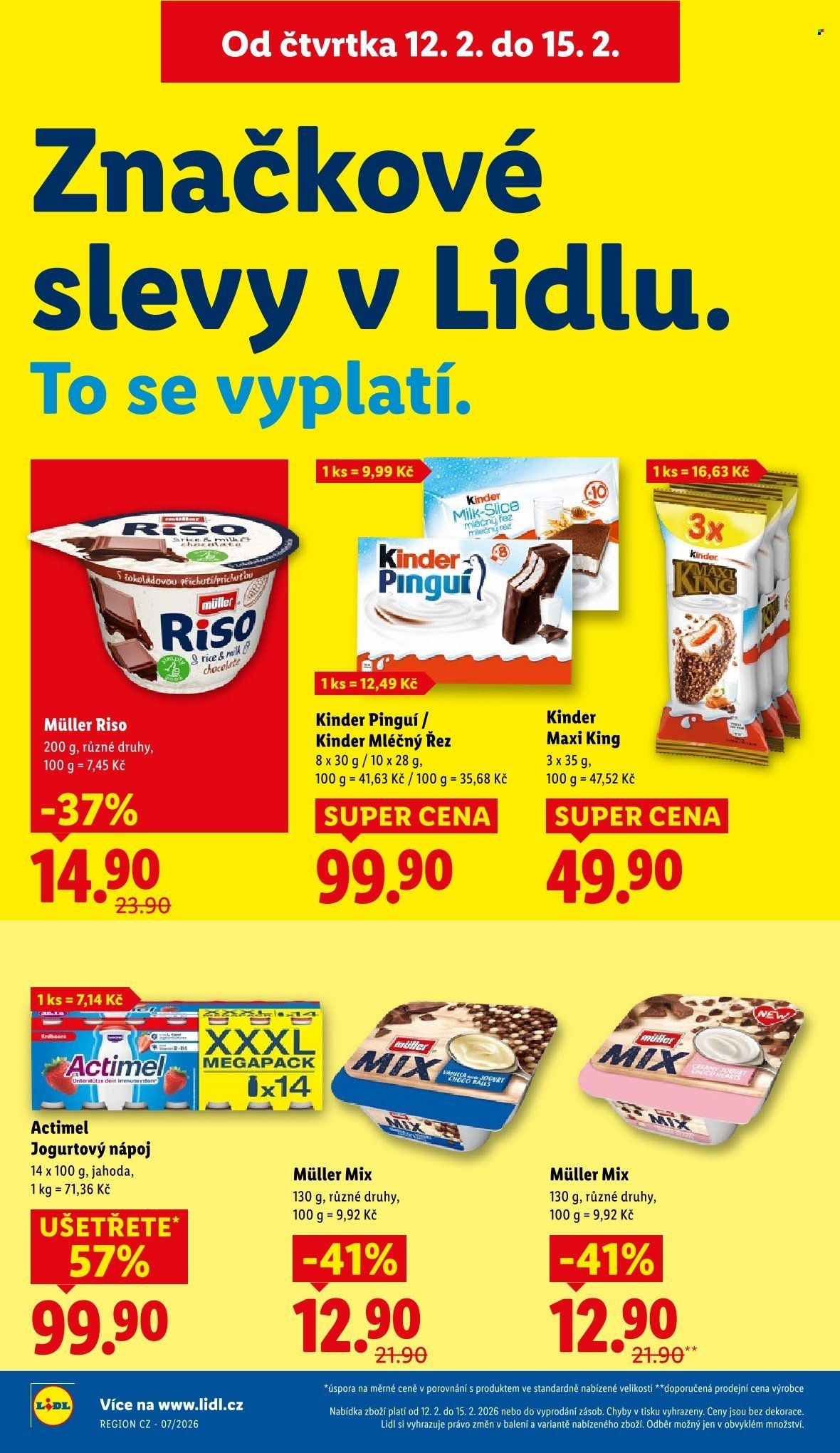 LIDL leták - Od čtvrtka 12.2.2026 (2026-02-12 - 2026-02-15)
