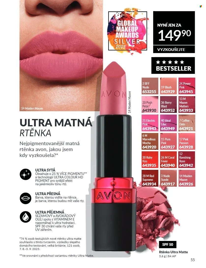 AVON leták - Campaign 08