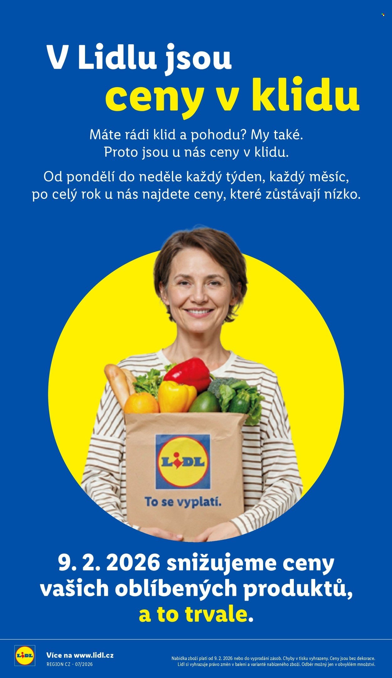 LIDL leták - Ceny v klidu (2026-02-11)