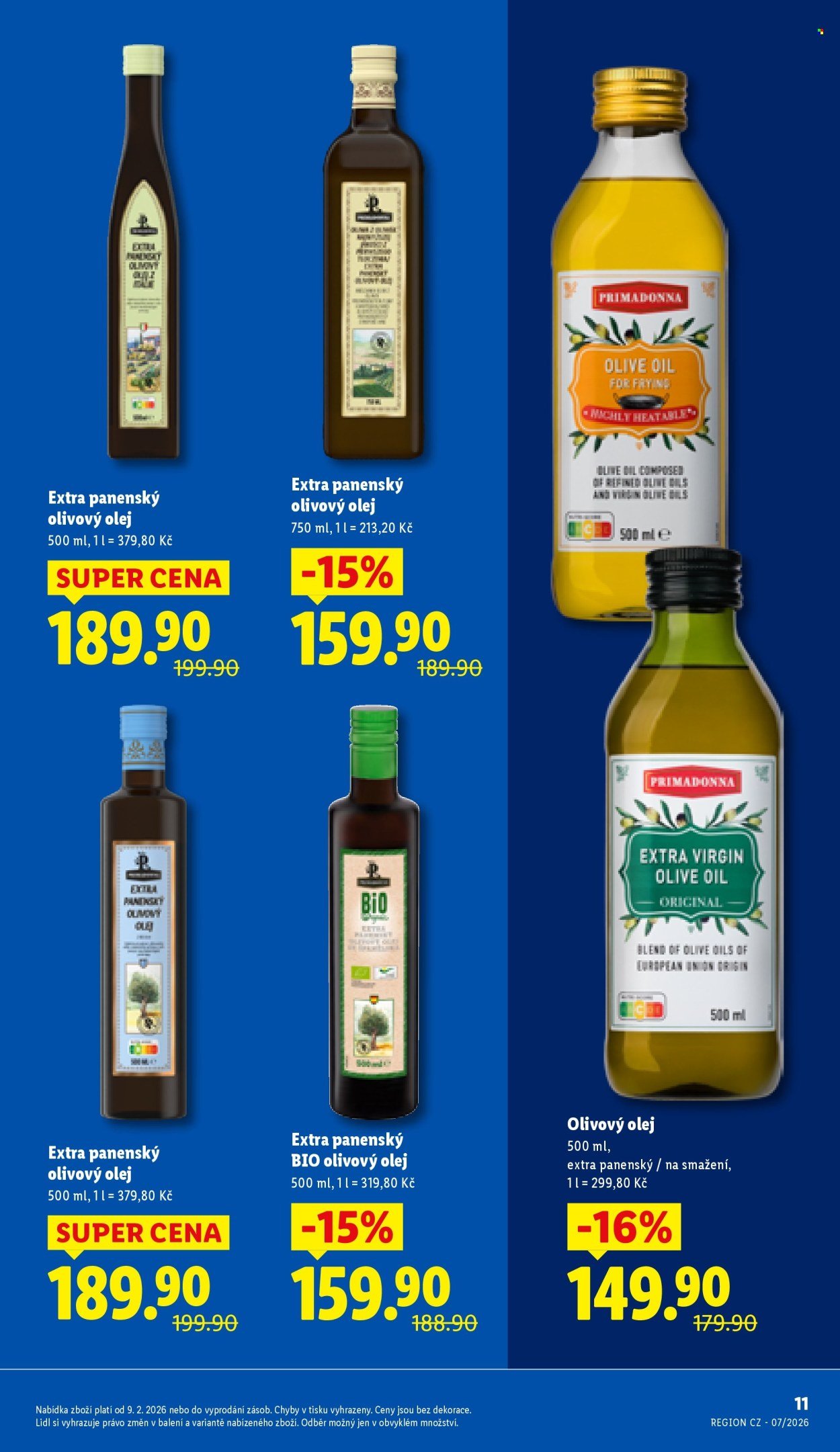 LIDL leták - Ceny v klidu (2026-02-11)