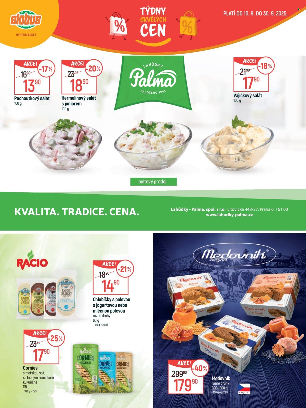 GLOBUS leták - Od středy 10.9.2025 (2025-09-10 - 2025-09-30)