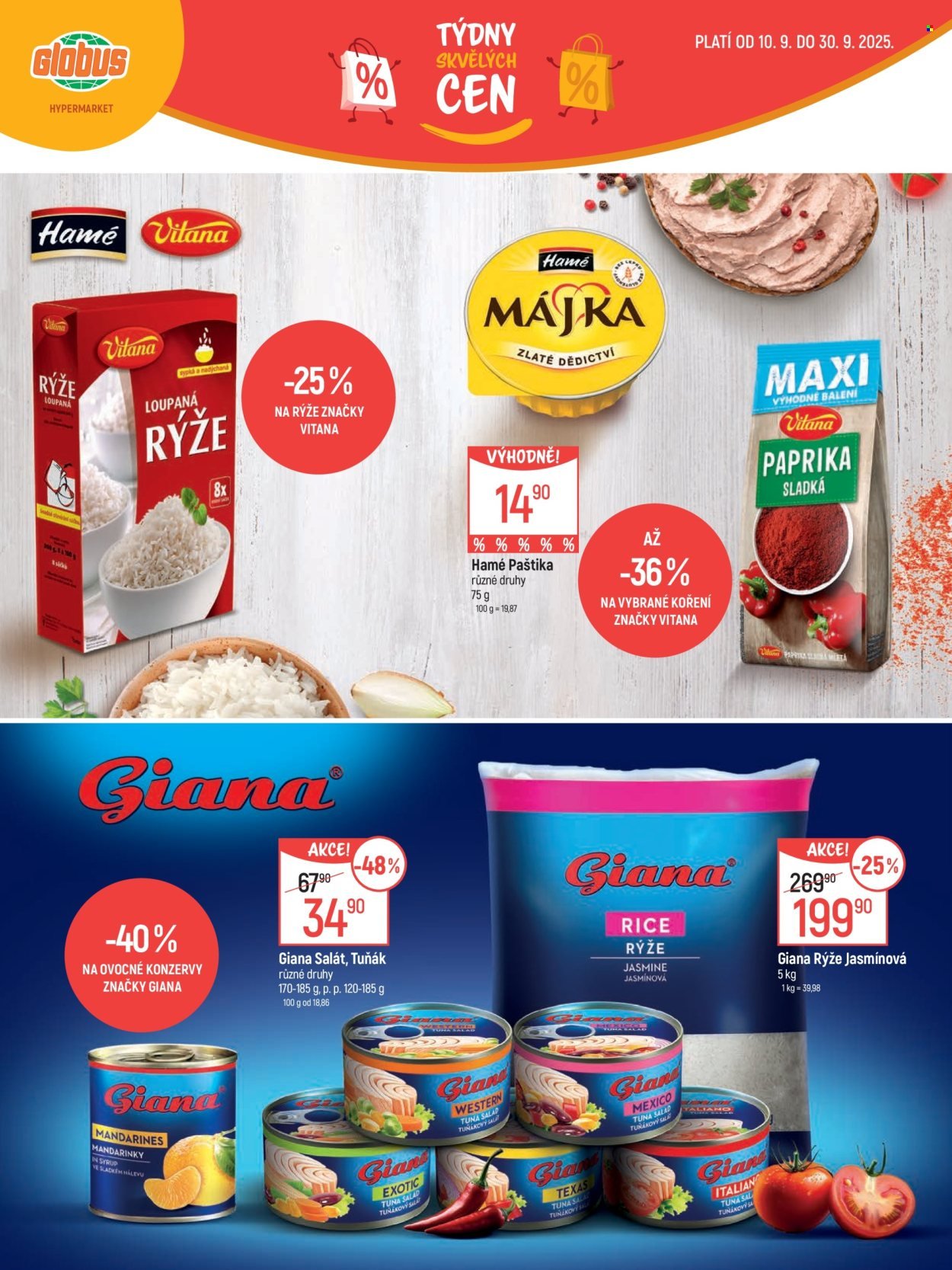 GLOBUS leták - Od středy 10.9.2025 (2025-09-10 - 2025-09-30)