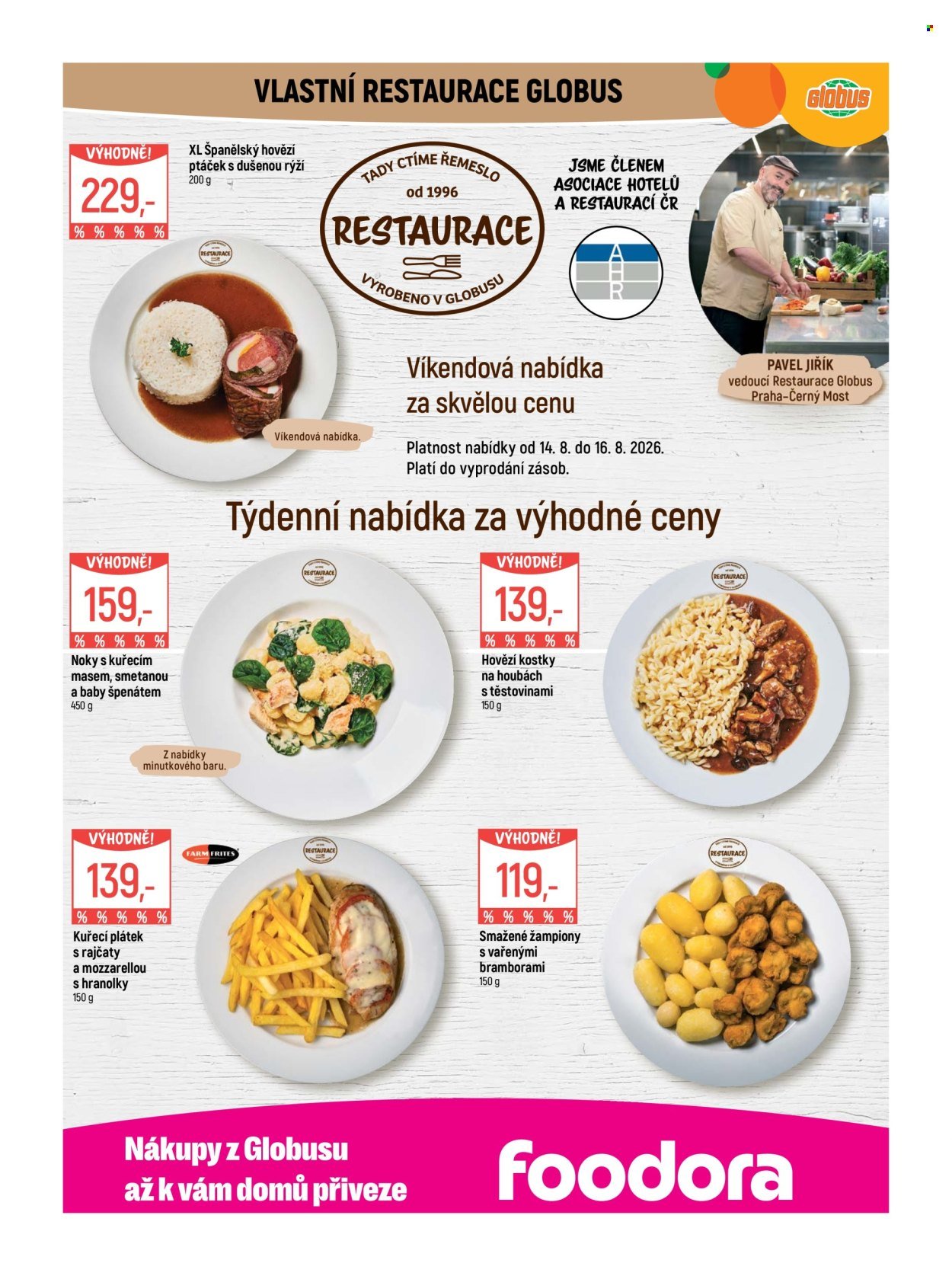 GLOBUS leták - Od středy 12.8.2026