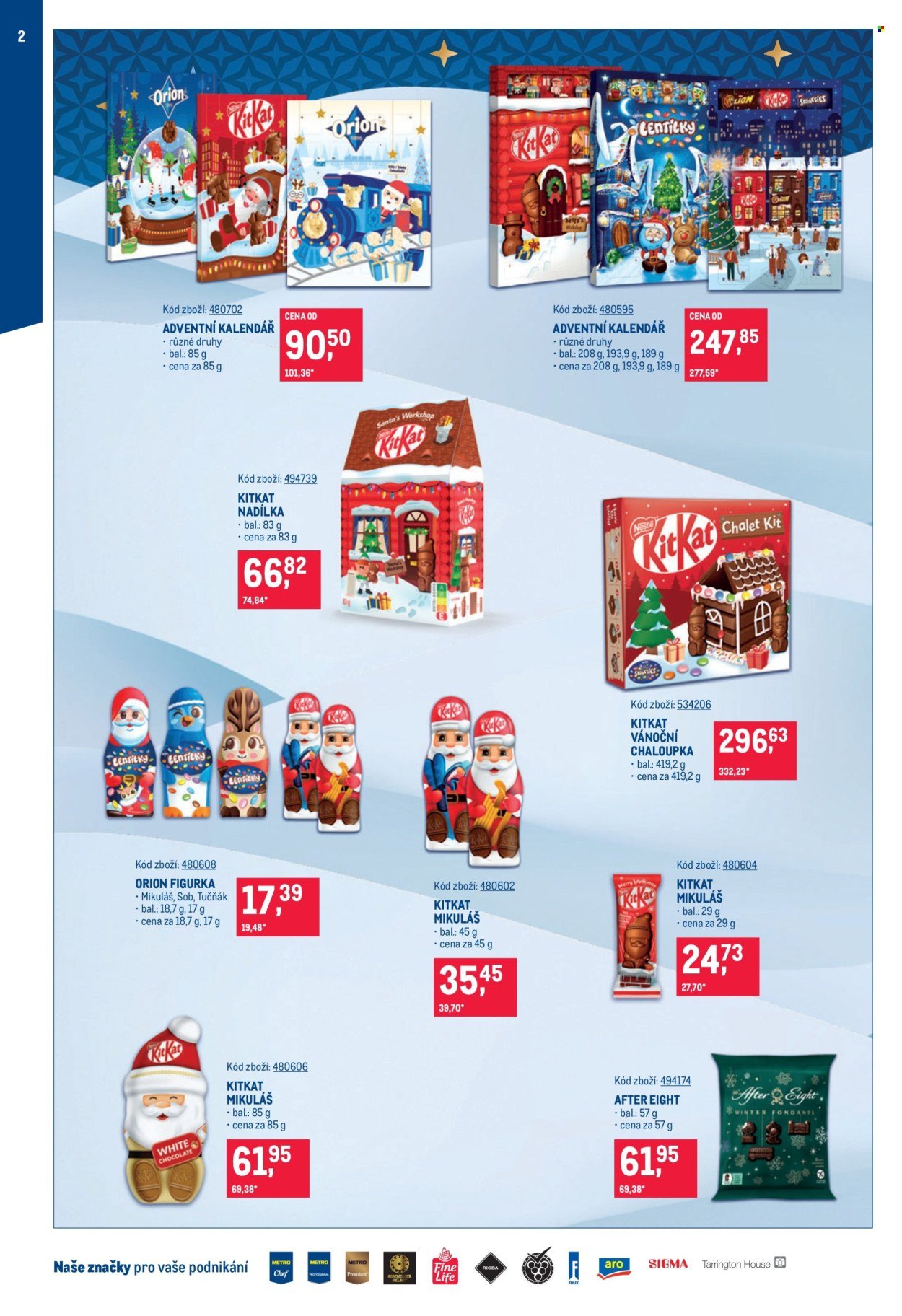 MAKRO leták - Mikulášské čokolády