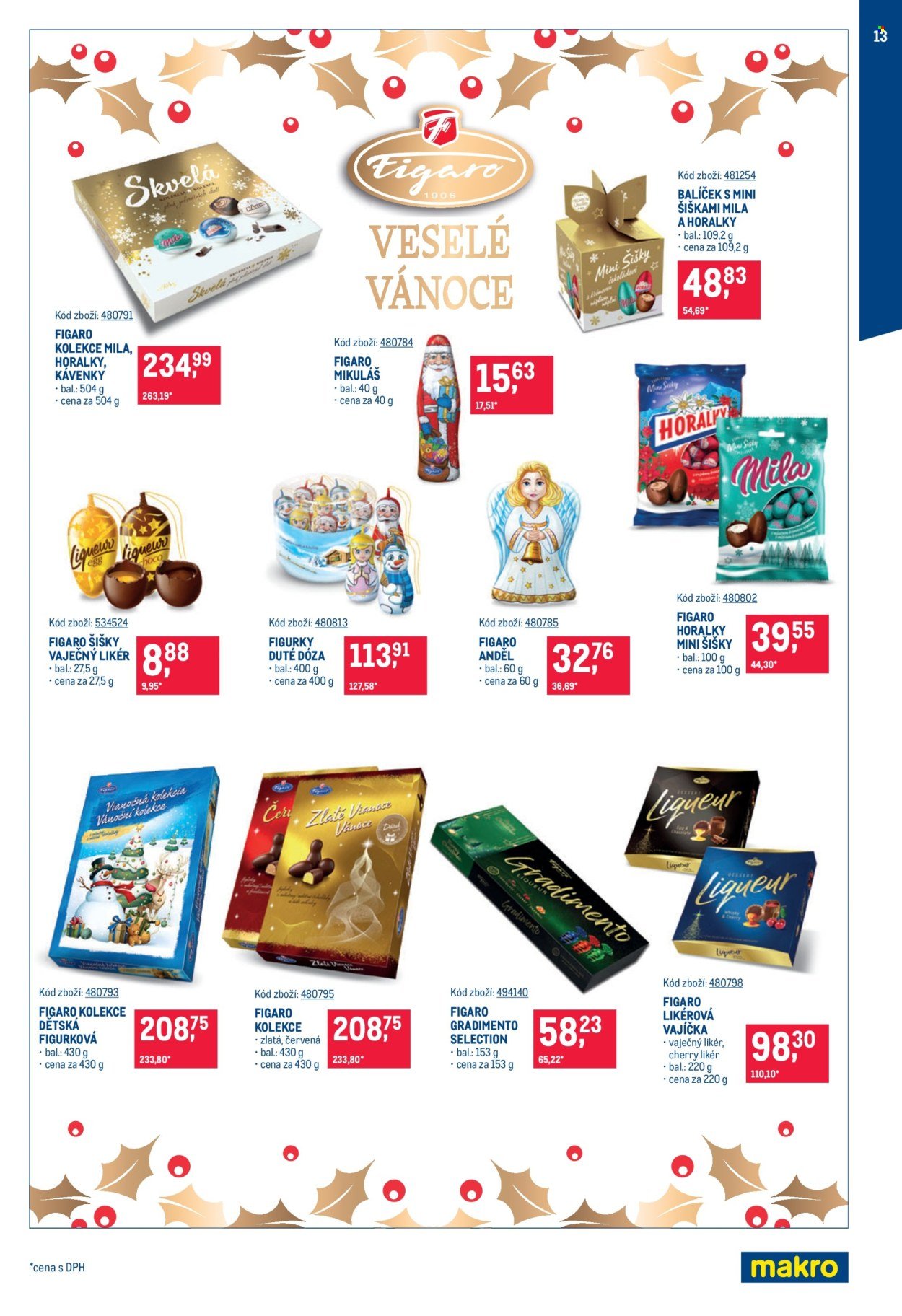 MAKRO leták - Mikulášské čokolády
