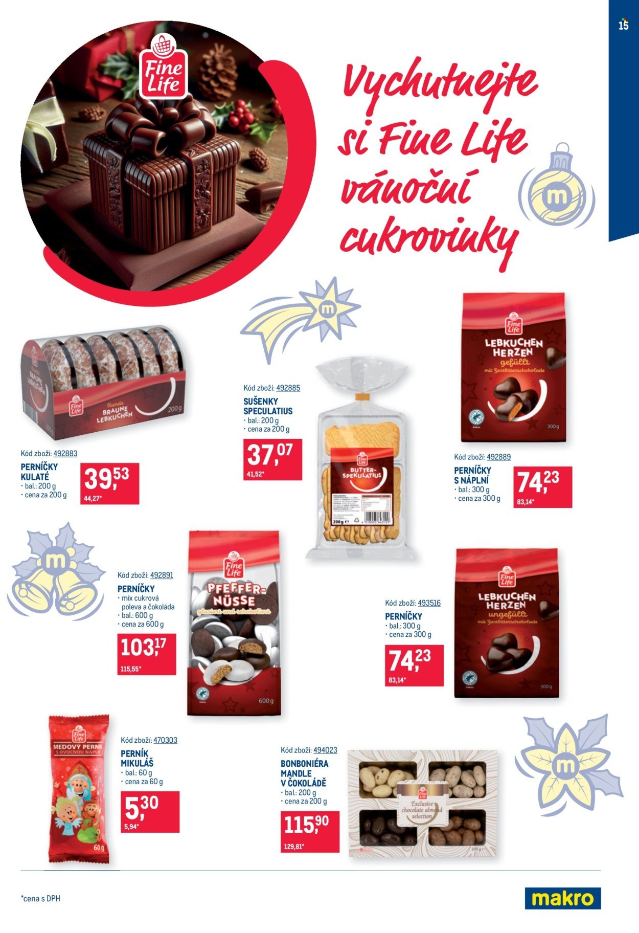 MAKRO leták - Mikulášské čokolády