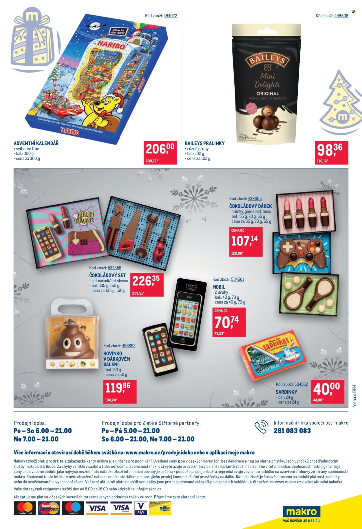 MAKRO leták - Mikulášské čokolády