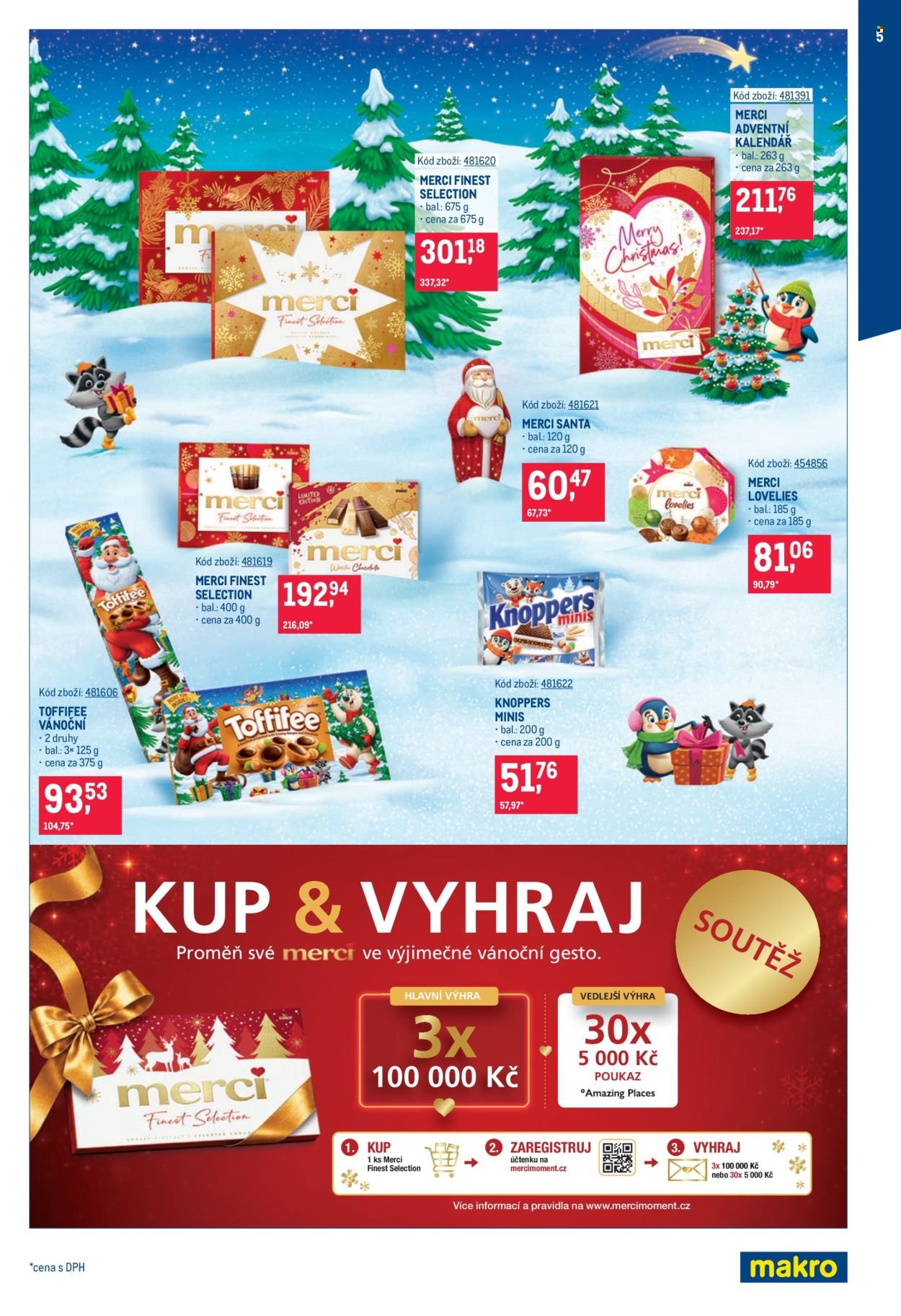 MAKRO leták - Mikulášské čokolády