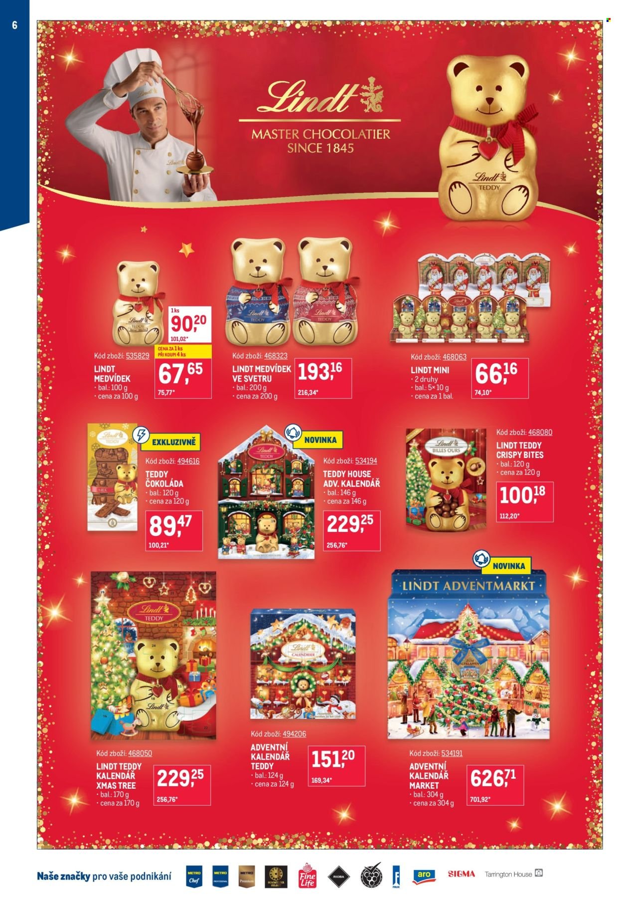 MAKRO leták - Mikulášské čokolády