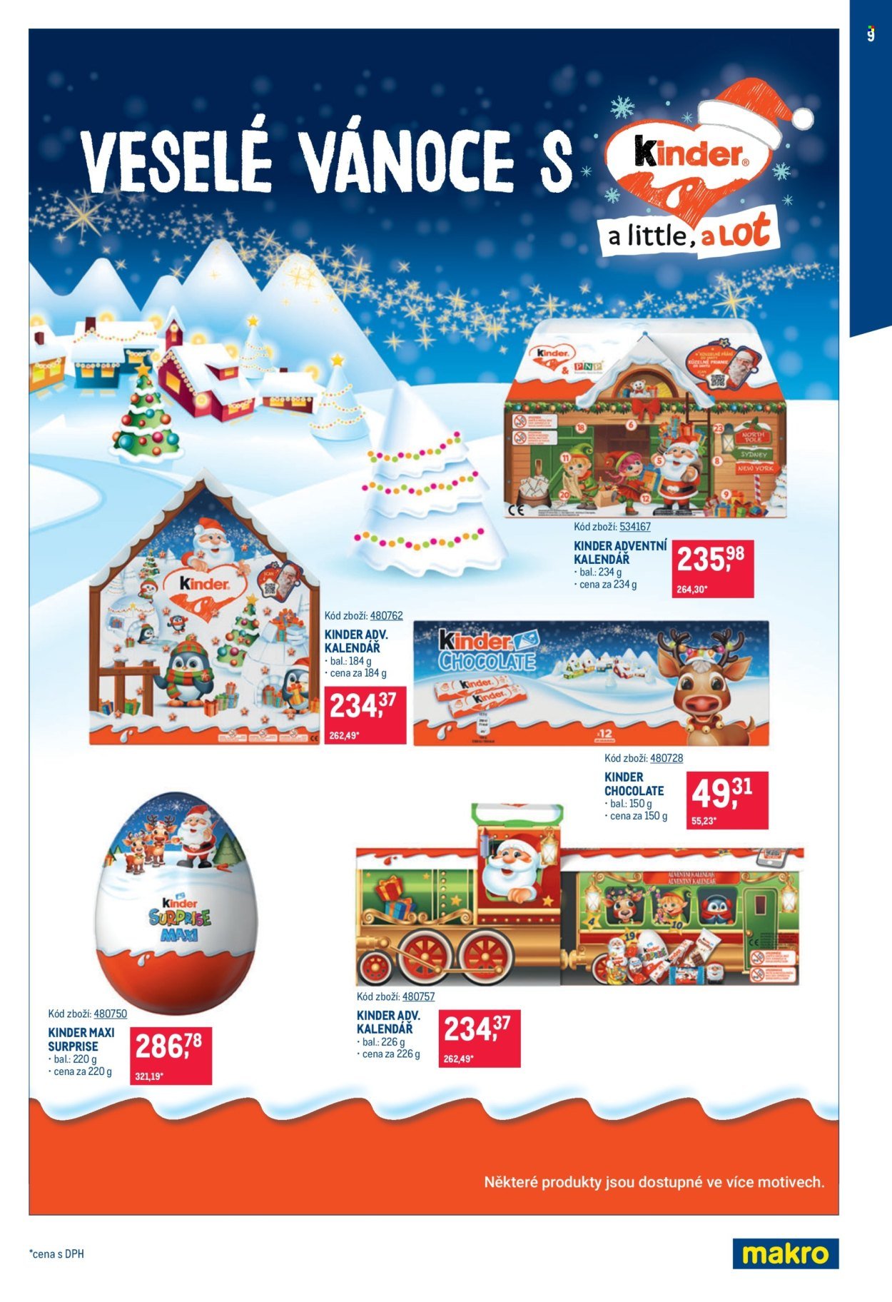 MAKRO leták - Mikulášské čokolády