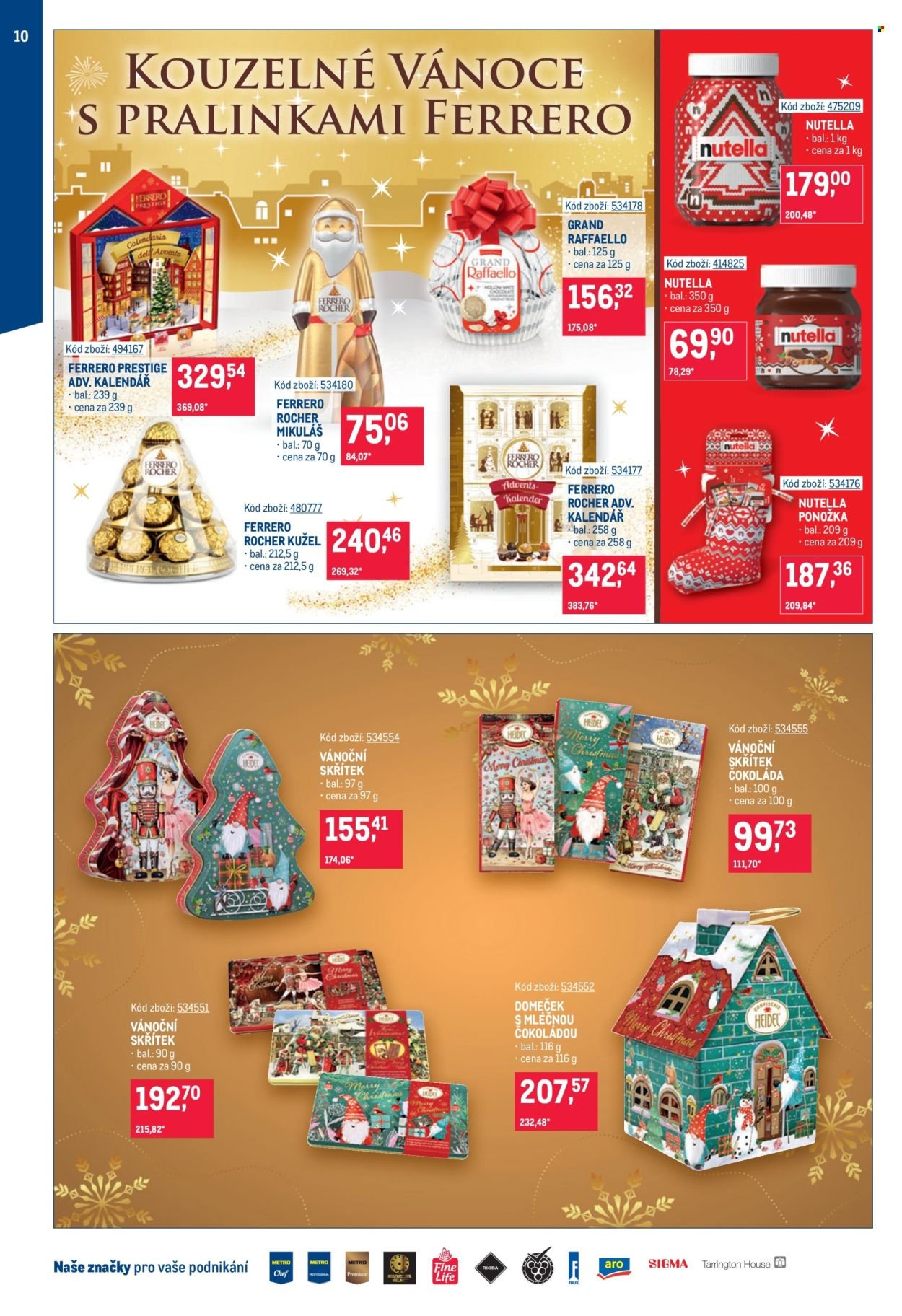 MAKRO leták - Mikulášské čokolády