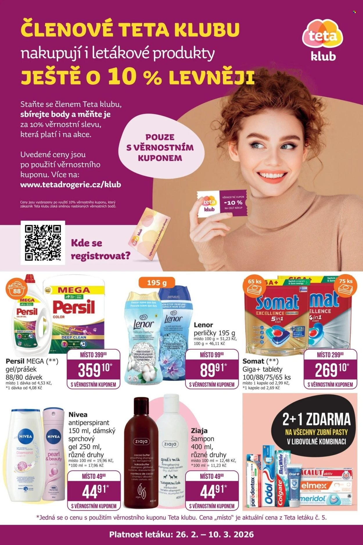 TETA DROGERIE leták - Klub (2026-02-26 - 2026-03-10)