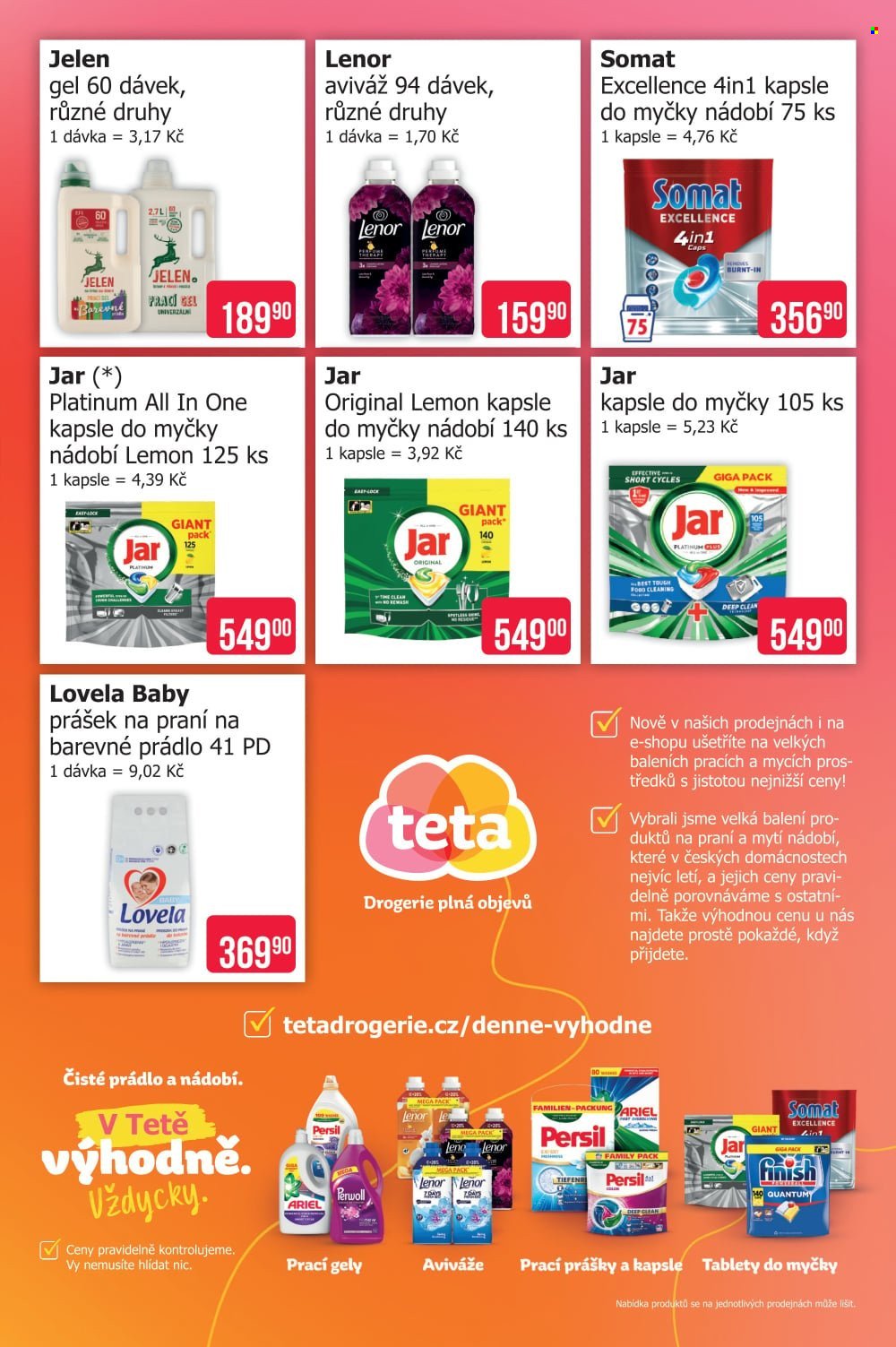 TETA DROGERIE leták - V Tetě výhodně. Vždycky.
