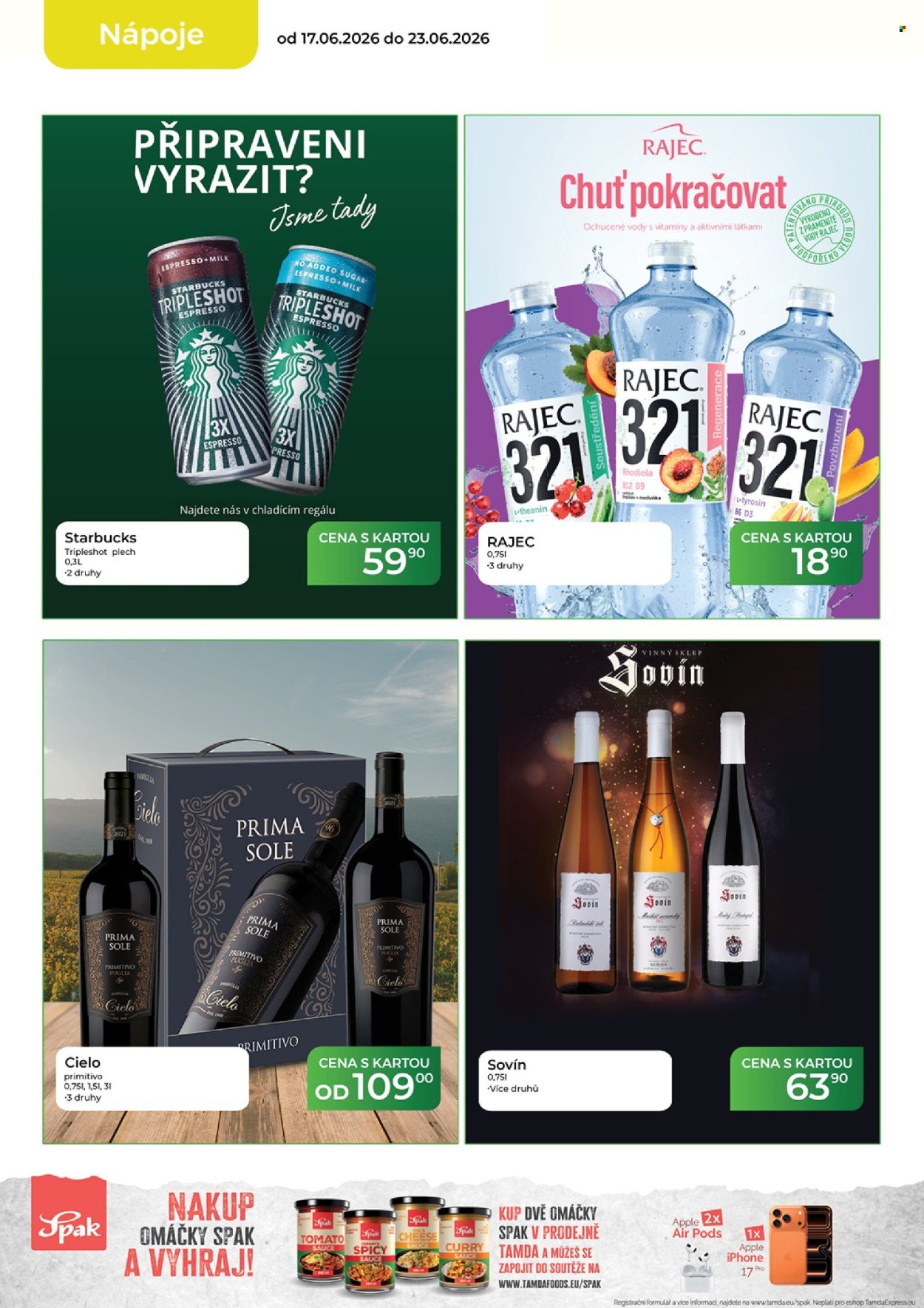 TAMDA FOODS leták - Od středy 17.6.2026