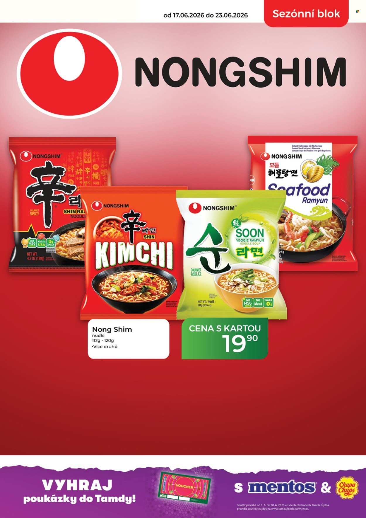 TAMDA FOODS leták - Od středy 17.6.2026