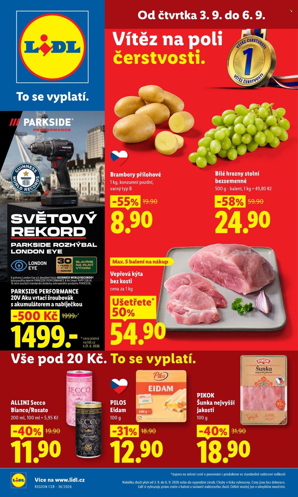 LIDL leták - Od čtvrtka 3.9.2026
