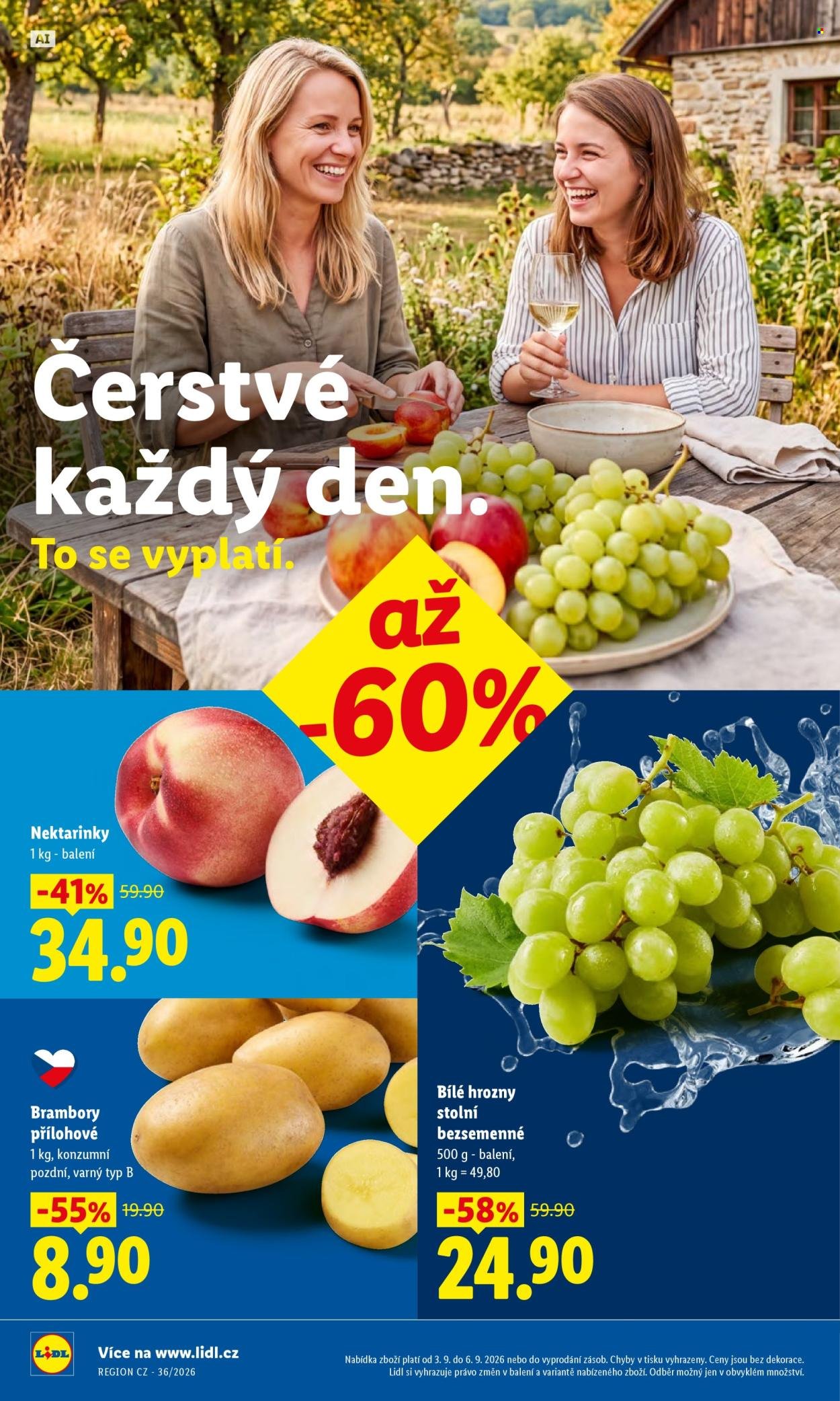 LIDL leták - Od čtvrtka 3.9.2026
